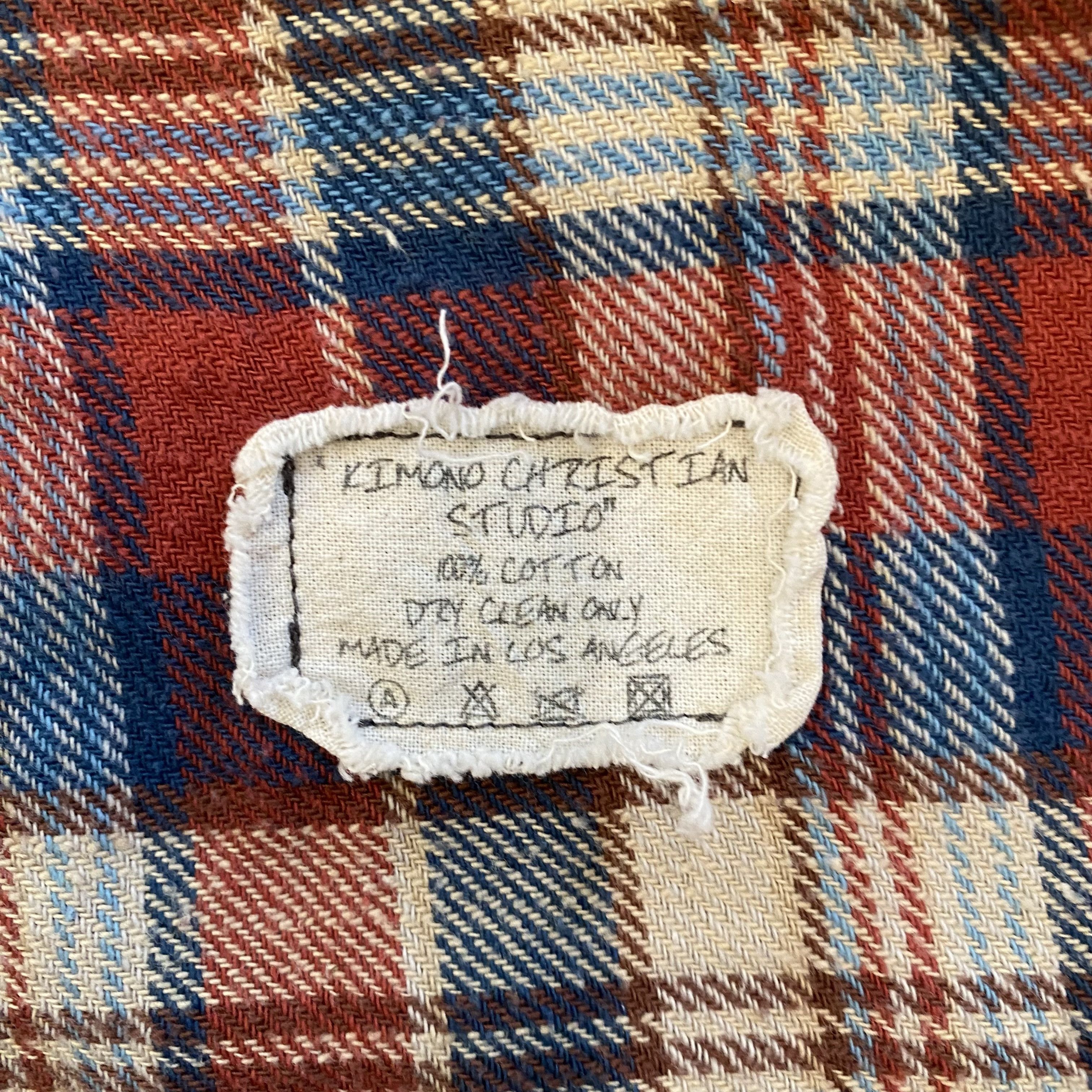 Greg Lauren Greg Lauren 2 Tone Flannel Christian Studio Kimono Size US XS / EU 42 / 0 - 3 Thumbnail