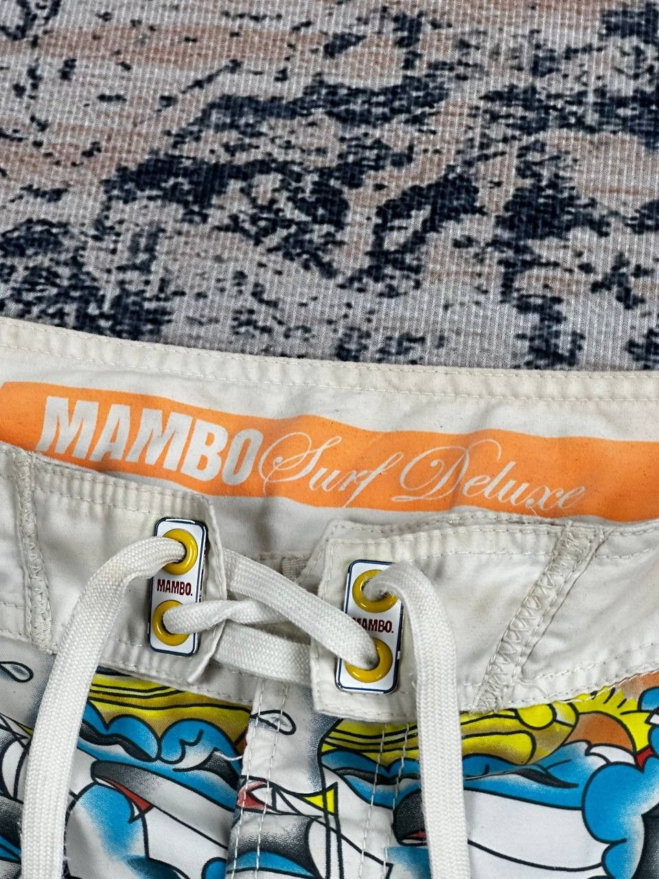 Mambo × Vintage 90s Vintage Mambo Surf Deluxe Tattoo AOP Shorts Size US 32 / EU 48 - 5 Thumbnail