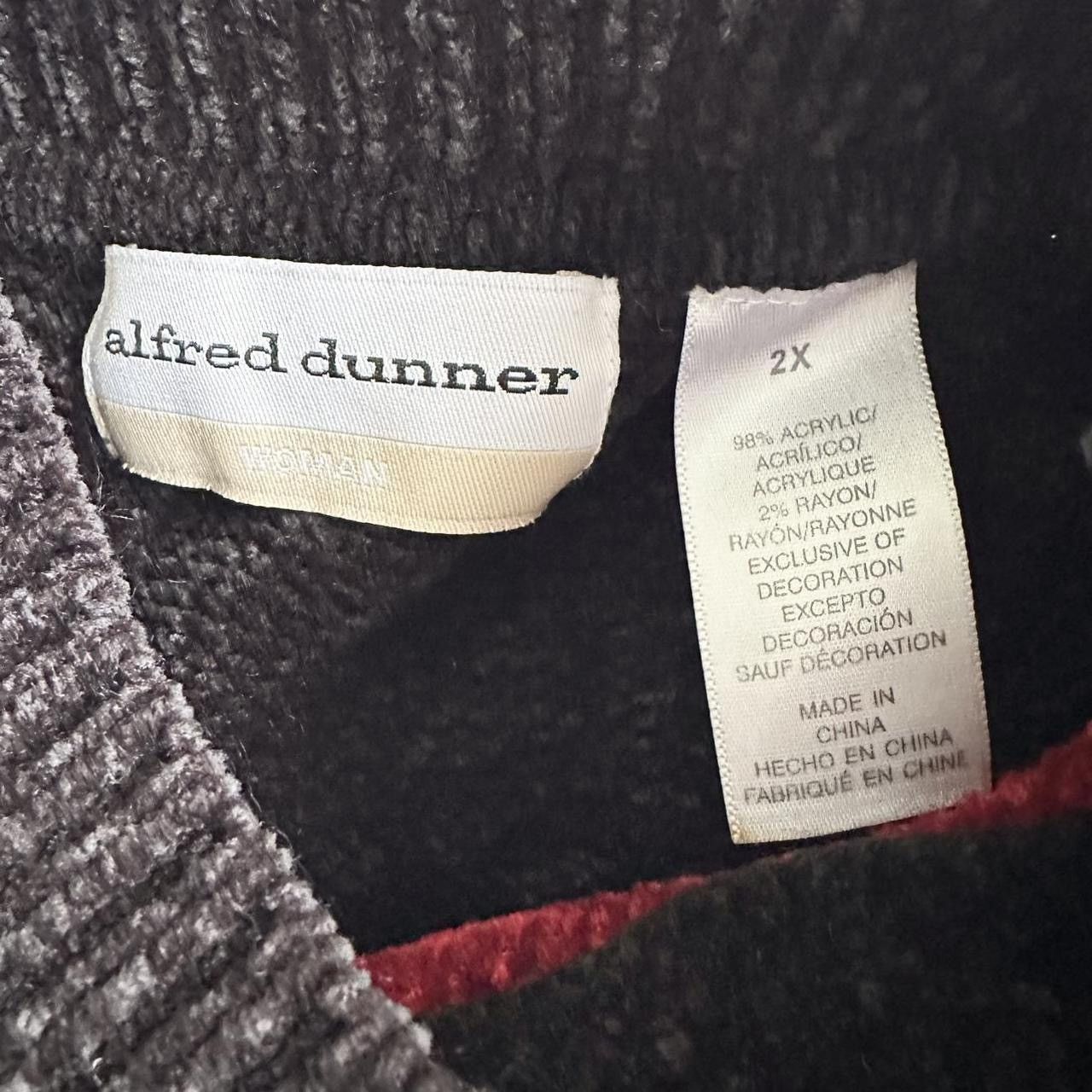 Other Vintage Alfred Dunner Sweater Womens 2X Red Floral Vtg READ Size XXL / US 16-18 / IT 52-54 - 6 Thumbnail