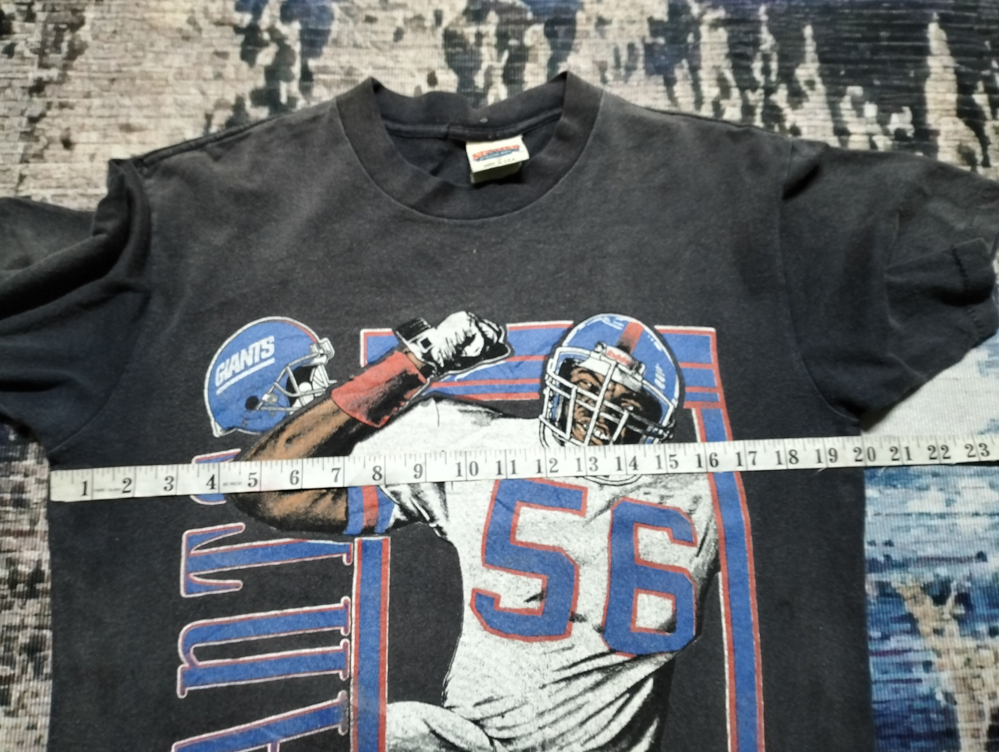 NFL VTG USA Nutmeg Black NFL New York Giants Lawrence Taylor Tee Size US M / EU 48-50 / 2 - 19 Thumbnail