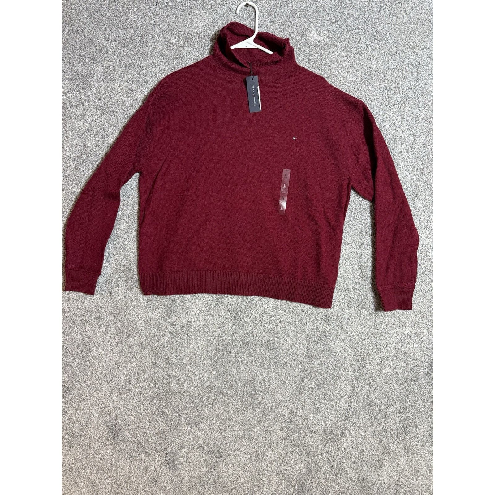 Tommy Hilfiger Tommy Hilfiger Mockneck Sweater Womens L Relaxed Fit Classic Size L / US 10 / IT 46 - 1 Thumbnail