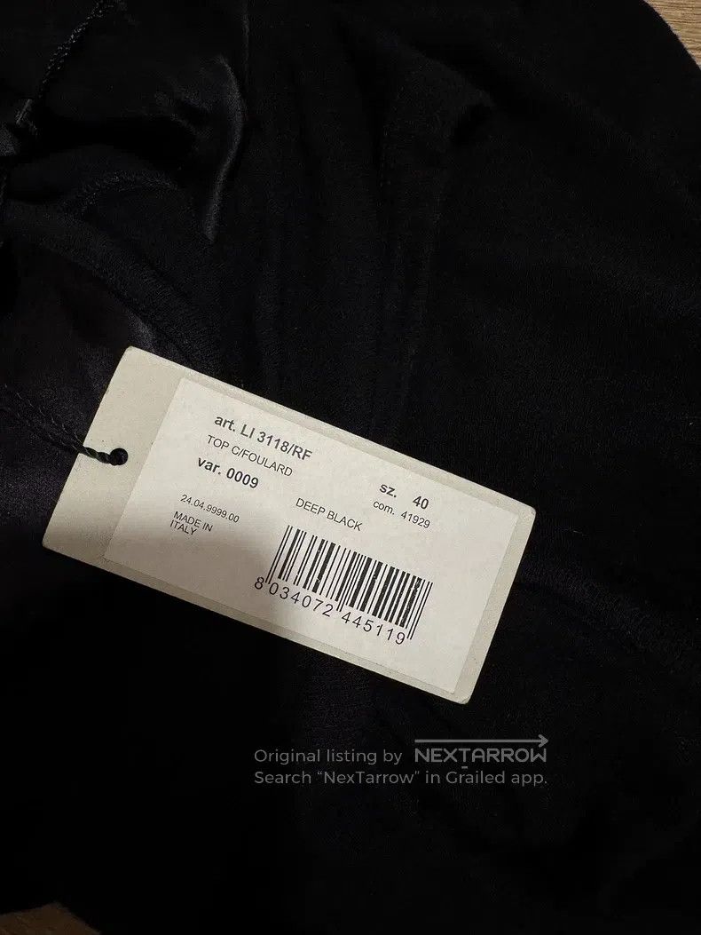 Rick Owens Rick Owens Top with pleat and irregular stitching structur Size XS / US 0-2 / IT 36-38 - 9 Thumbnail