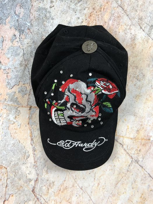 Ed Hardy Cap -Size:Fits all -Condition:90% -SOLD❌❌