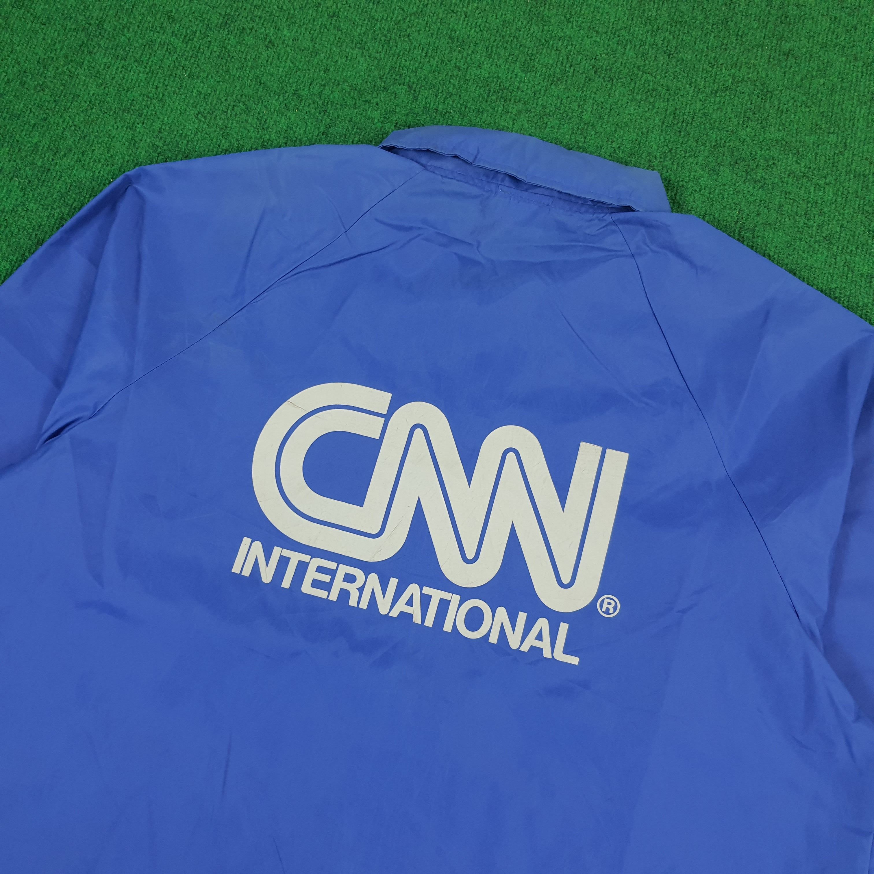 Other Vintage CNN International American Media News Windbreakers Size US L / EU 52-54 / 3 - 2 Thumbnail