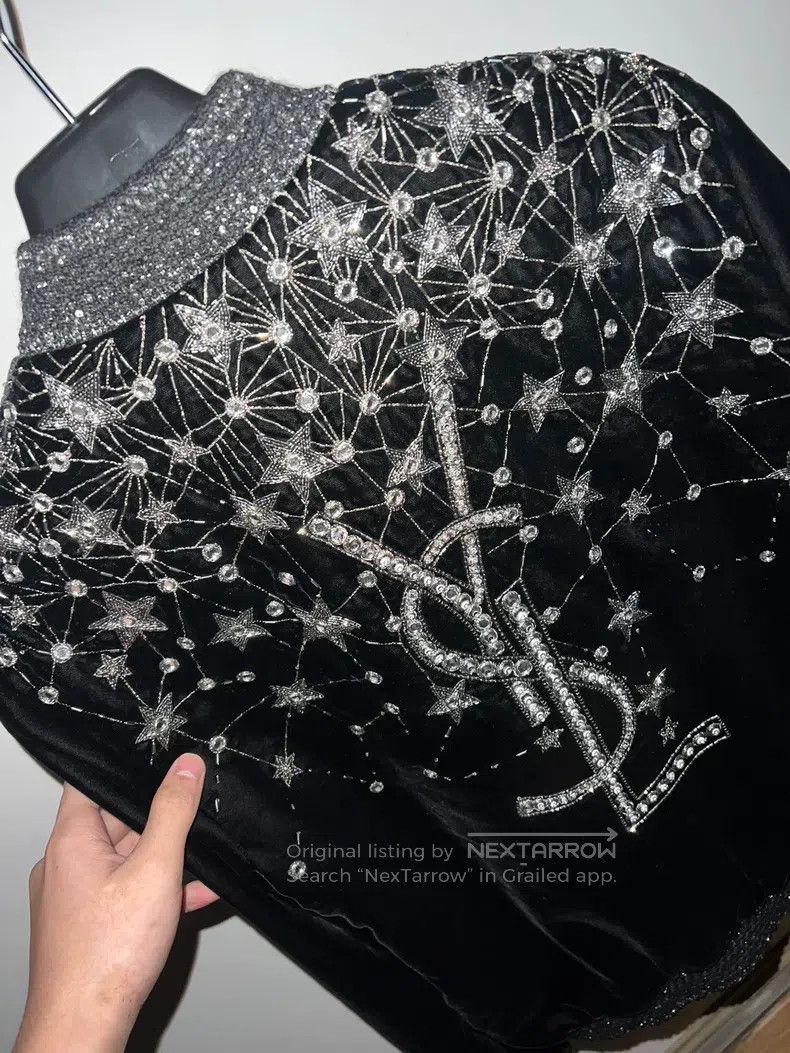 Saint Laurent Paris Saint Laurent Paris Studded Jacket with Full of Stars Size XS / US 0-2 / IT 36-38 - 5 Thumbnail