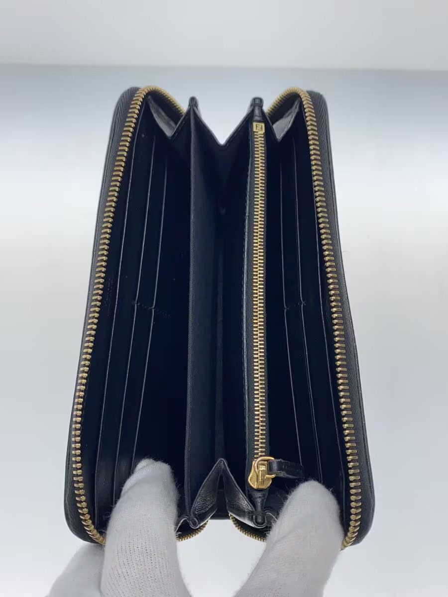 Fendi Fendi Leather Long Wallet Black Size ONE SIZE - 4 Thumbnail