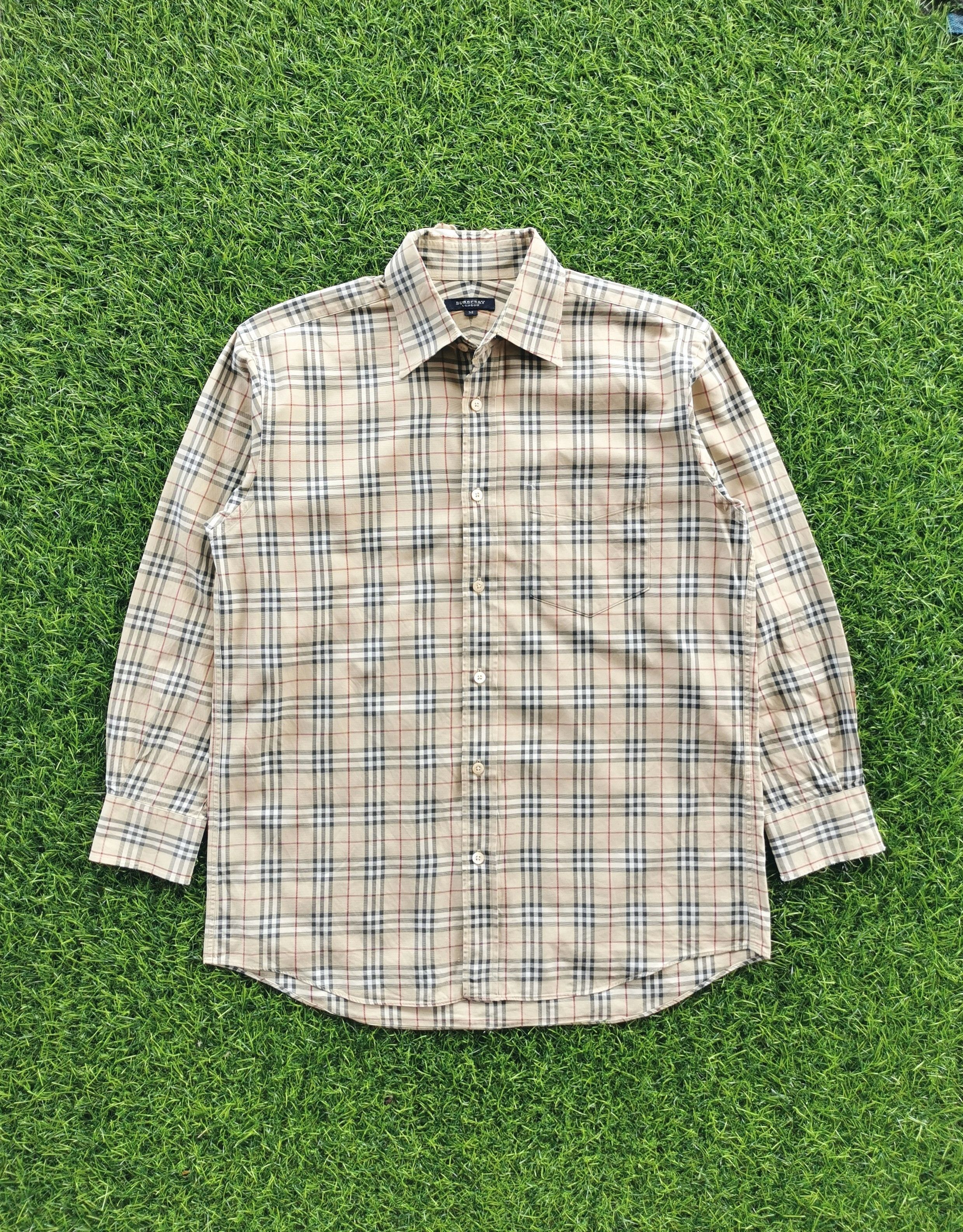 Burberry Burberry Check Long Sleeve Shirts Size US M / EU 48-50 / 2 - 2 Thumbnail