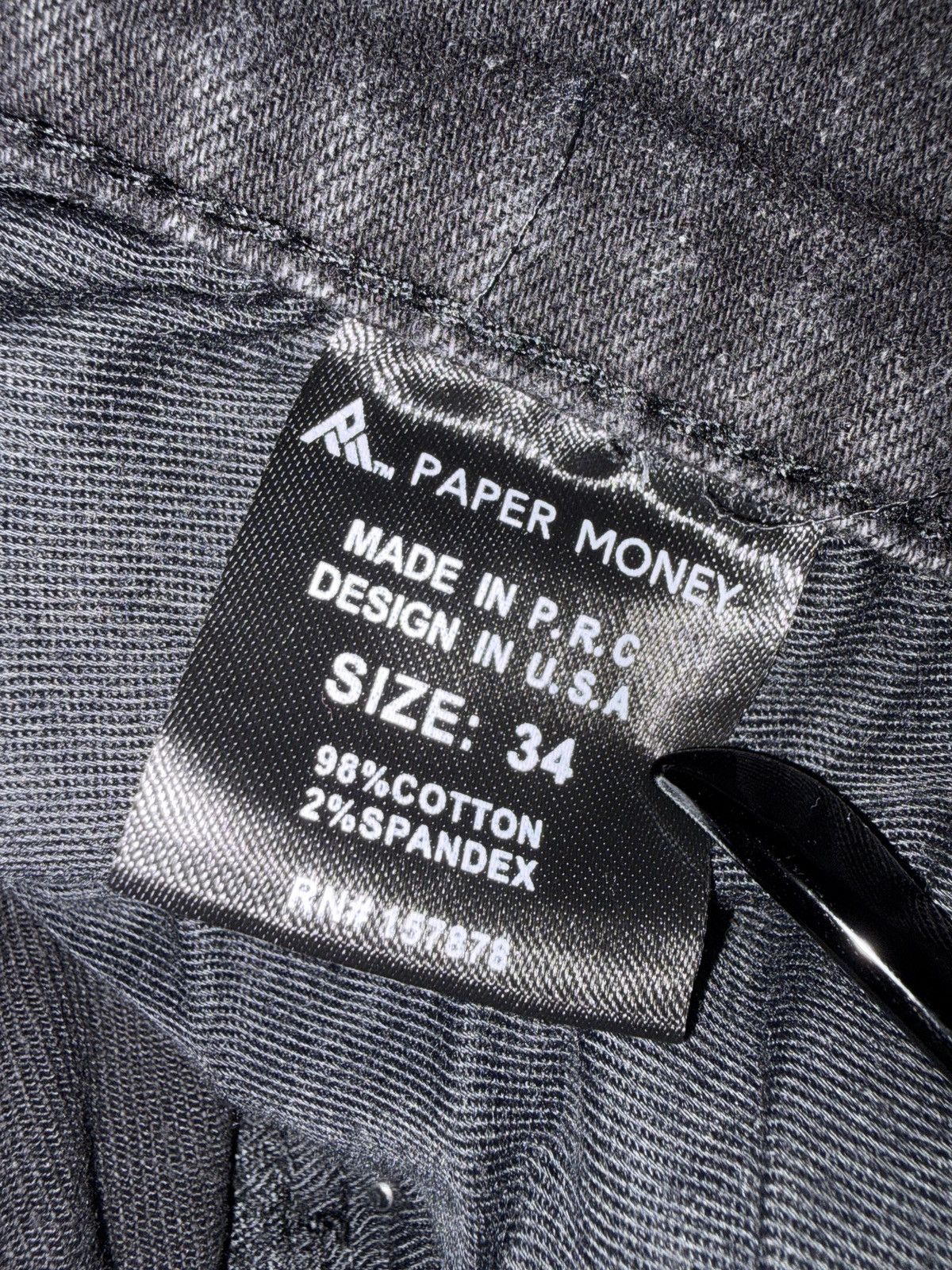 Other Paper Money Pearlized Dark Gray Washed Flared Jean Size US 34 / EU 50 - 8 Thumbnail