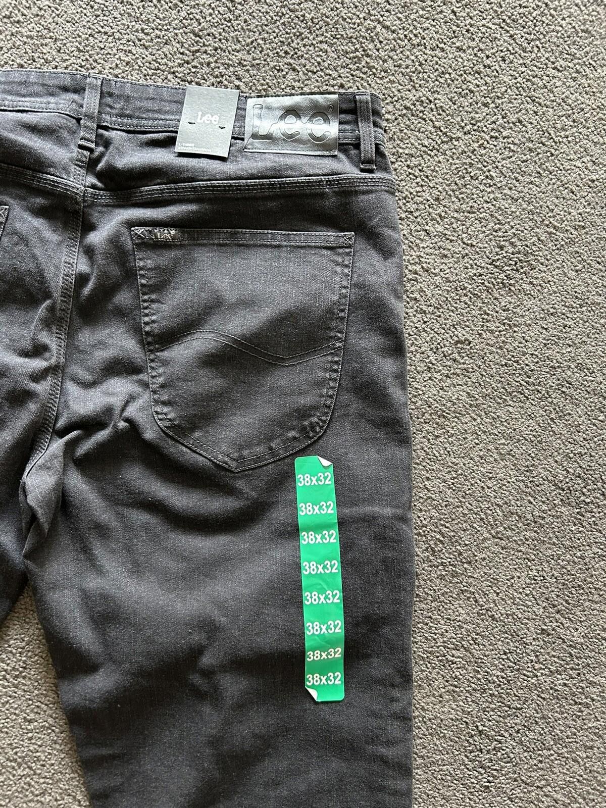 Lee Lee Jeans Straight & Narrow Black NEW - Size R 38x32 $159.95 Size US 38 / EU 54 - 8 Thumbnail
