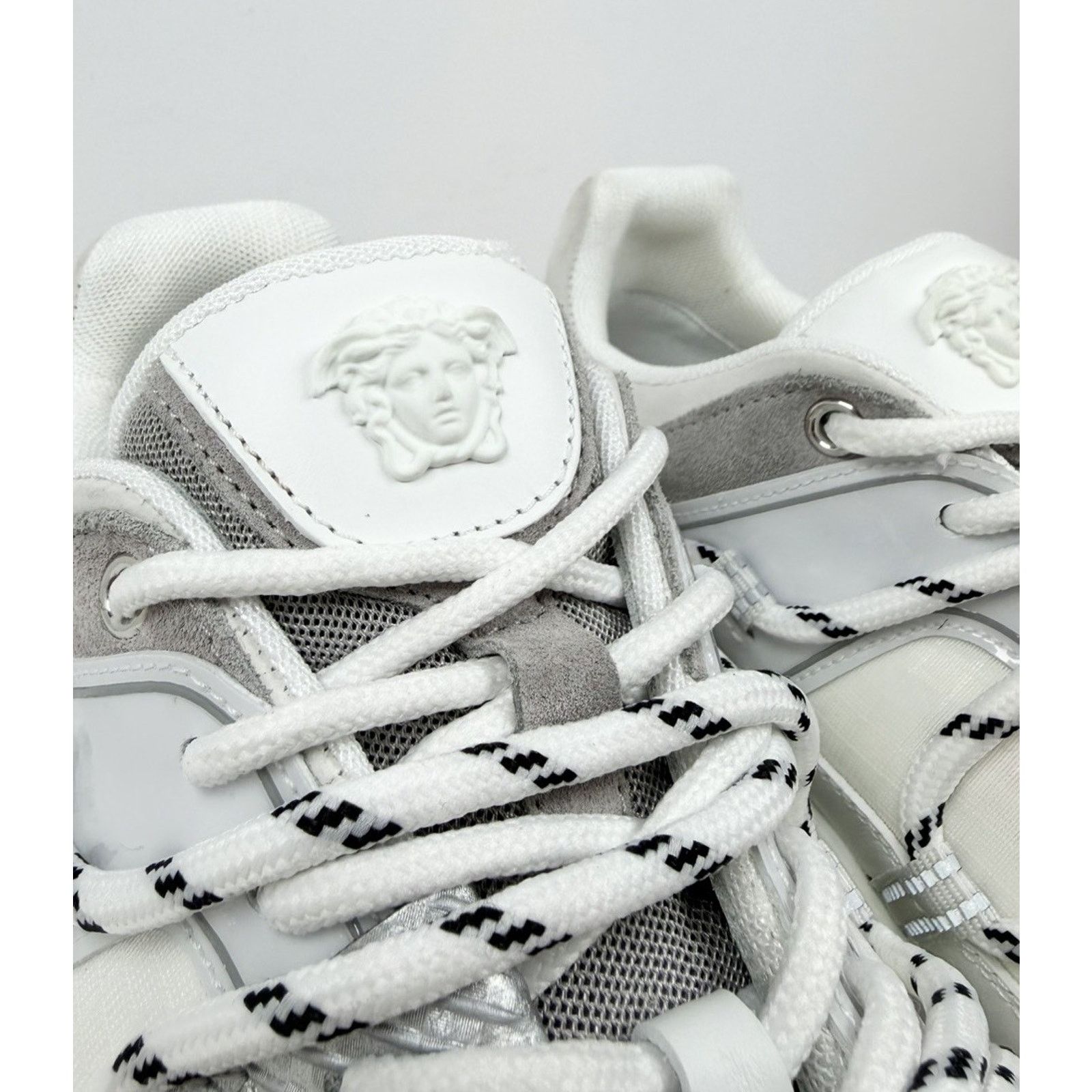 Versace Size 41EU/8US - Versace Trigreca White Sneakers NEW! Size US 8 / EU 41 - 5 Thumbnail