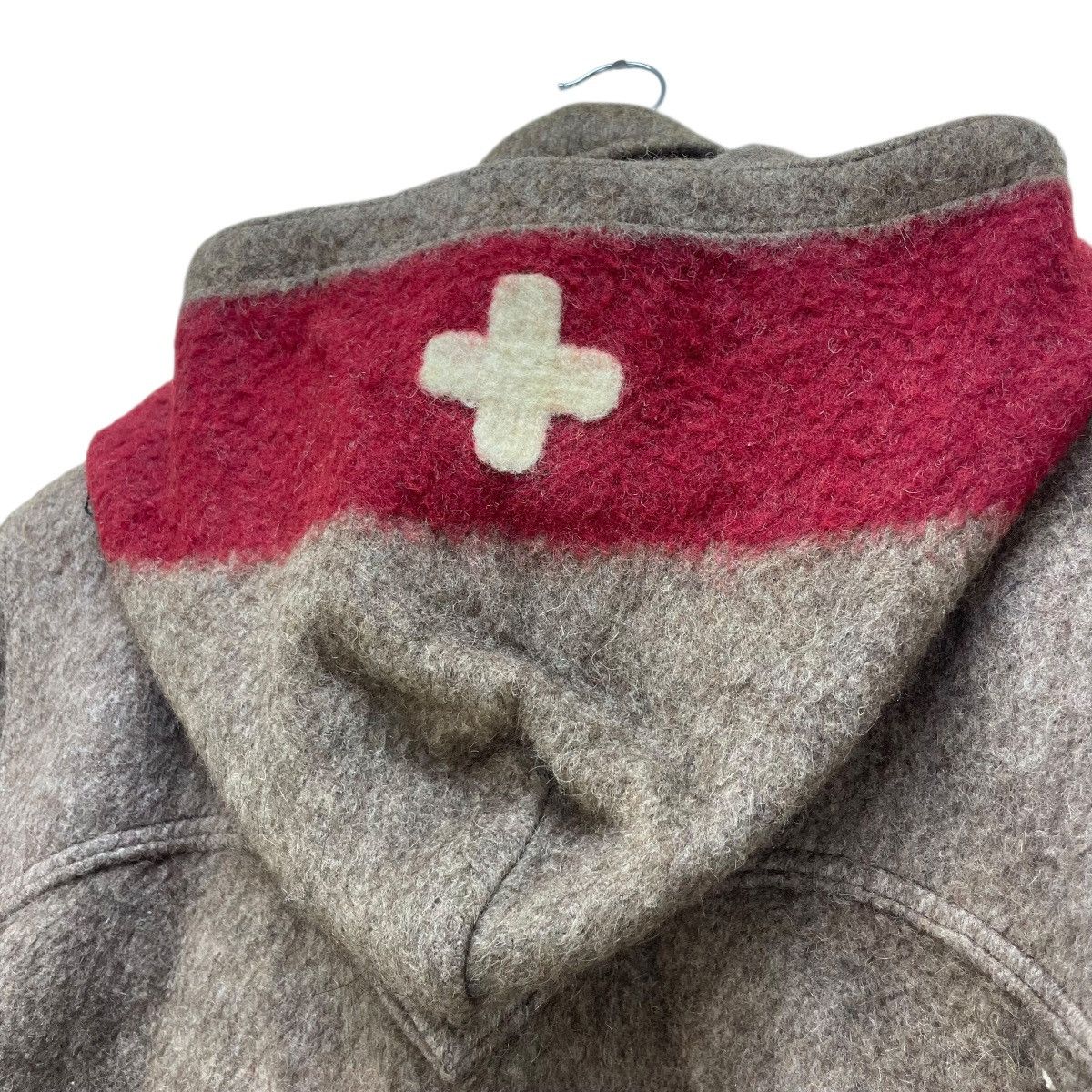 Hudsons Bay 💥Amou Sensu Studio Duffle Toggle Button Wool Hooded Jacket Size US M / EU 48-50 / 2 - 3 Thumbnail