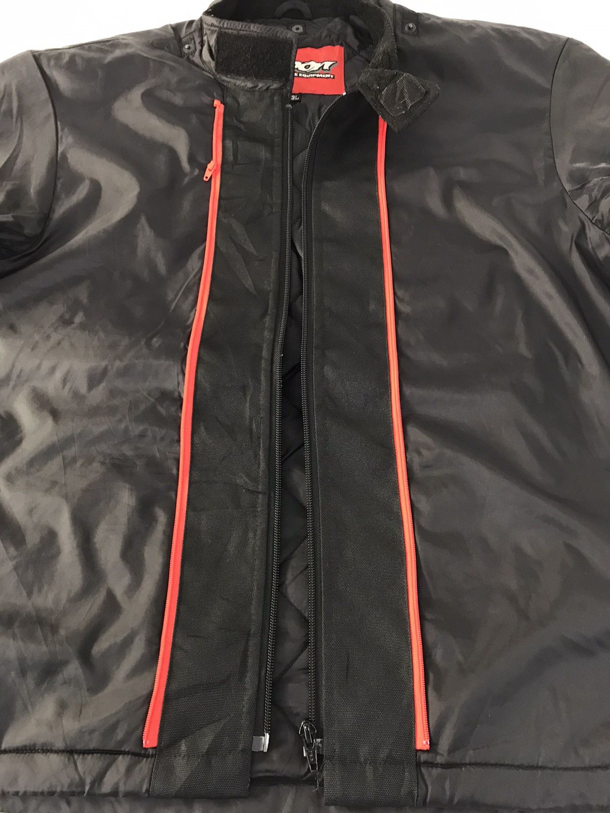 Japanese Brand Spoon Motocycle Quilted Jacket Zip Up Big Front Pocket Style Size US XL / EU 56 / 4 - 4 Thumbnail