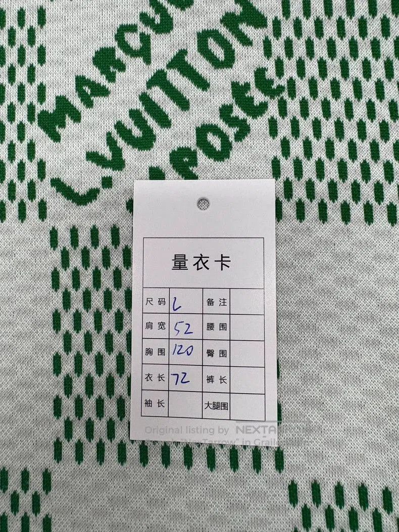 Louis Vuitton louis vuitton green and white checkered t. Size US L / EU 52-54 / 3 - 7 Thumbnail