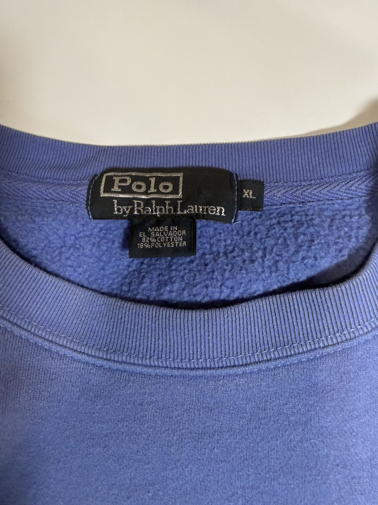 Polo Ralph Lauren Polo Ralph Lauren Classic Pony Crewneck Sweatshirt Purple XL Size US XL / EU 56 / 4 - 5 Thumbnail