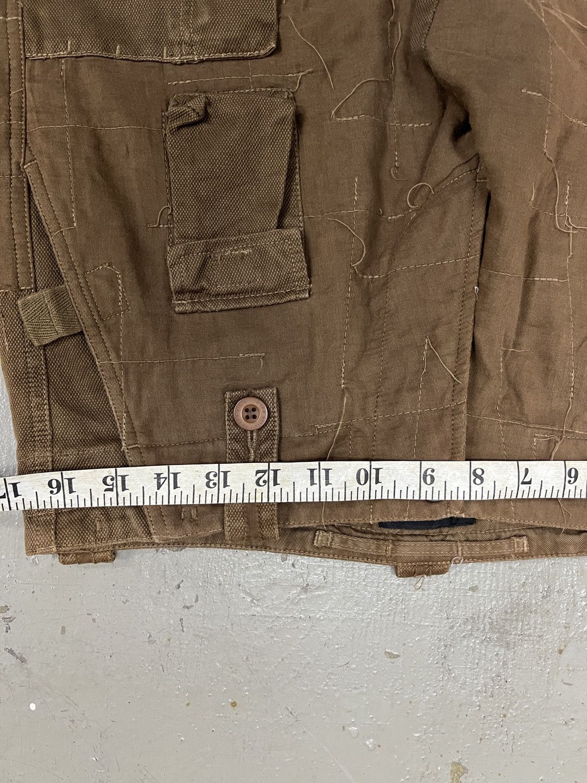 Greg Lauren In The Attic Bondage Cargo Hemp Patchwork Greg Lauren Style Size US 33 - 10 Thumbnail