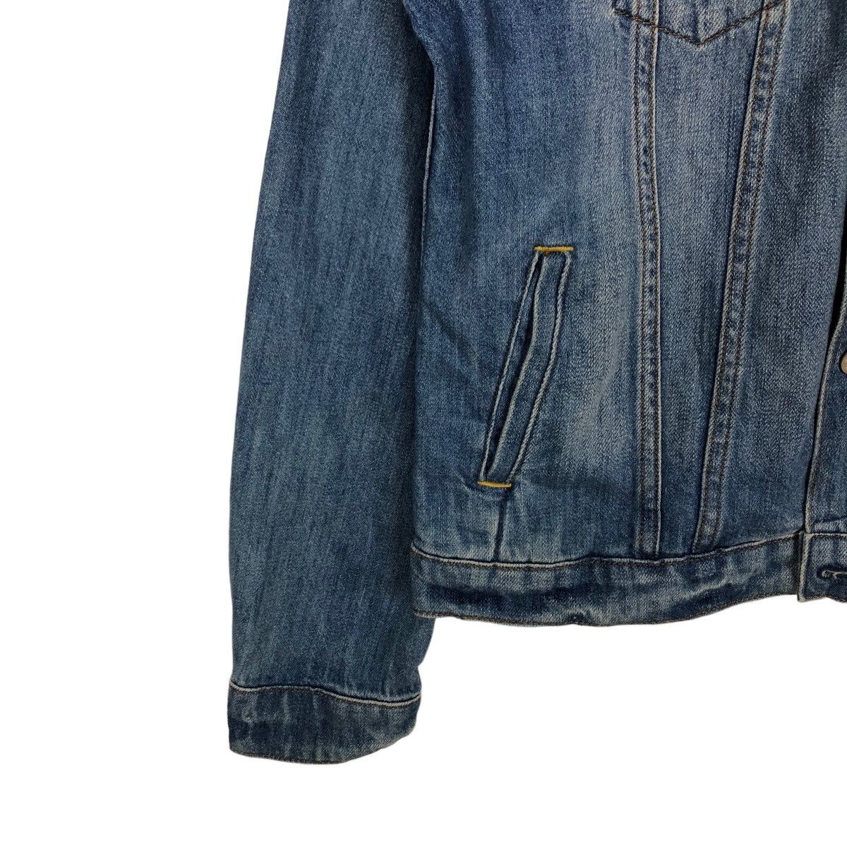 Japanese Brand EARTH MUSIC & ECOLOGY DENIM TRUCKER JACKET ISSEY MIYAKE Size M / US 6-8 / IT 42-44 - 3 Thumbnail