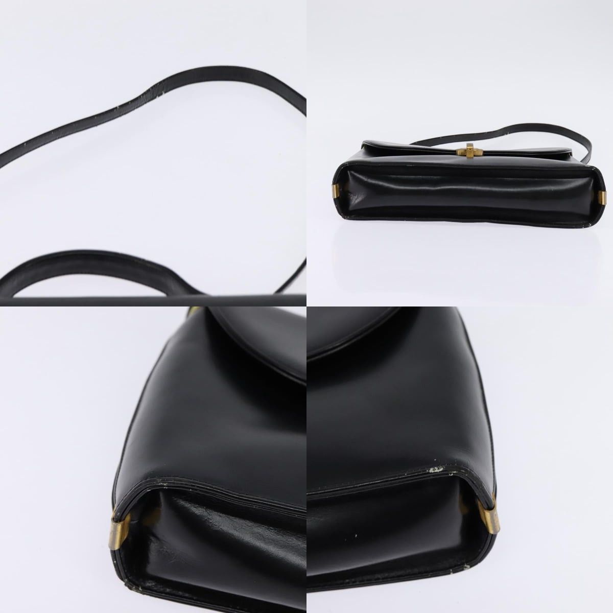Dior DIOR Shoulder Bag Leather Black Gold Size ONE SIZE - 10 Thumbnail