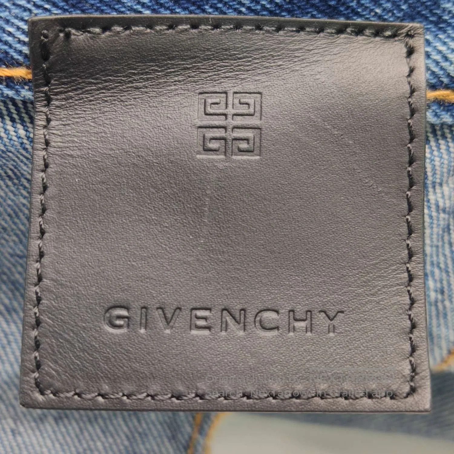 Givenchy Givenchy Blue Denim Cargo Logo Pants XL. Size US 32 / EU 48 - 2 Thumbnail