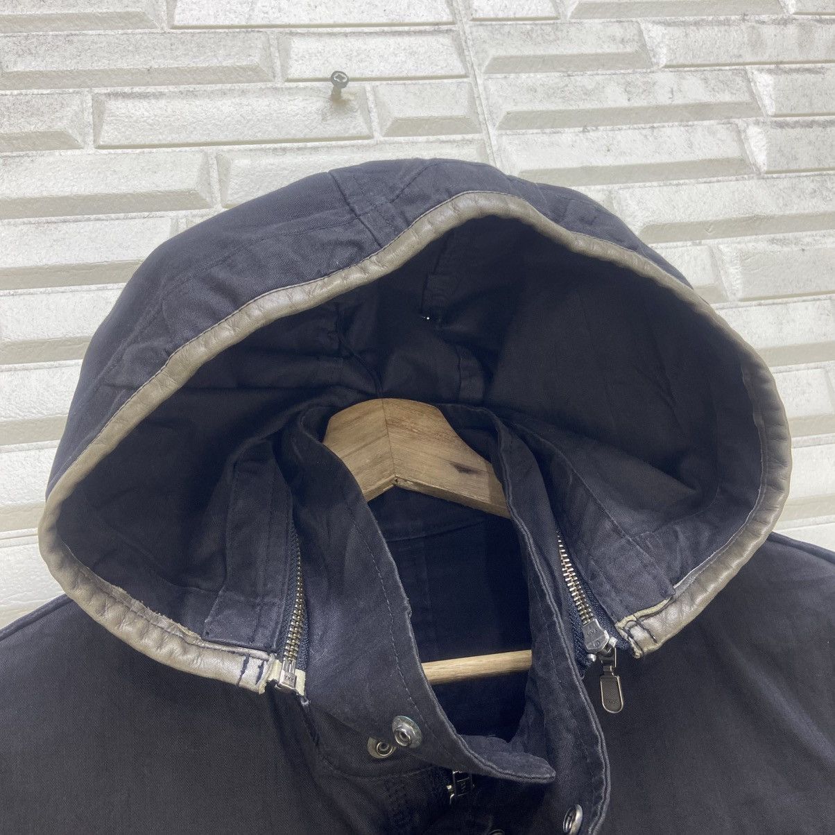 Japanese Brand Japanese Brand Rupert by Difference Leather Trimmed Parka Size US XS / EU 42 / 0 - 5 Thumbnail