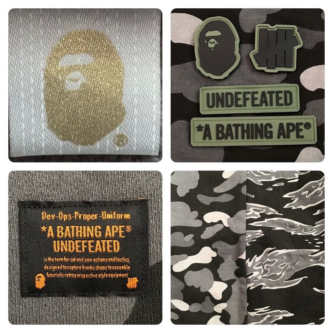 Bape × Undefeated BAPE × Undefeated Tiger Shark Full Zip Hoodie a bathing ape Size US M / EU 48-50 / 2 - 9 Thumbnail