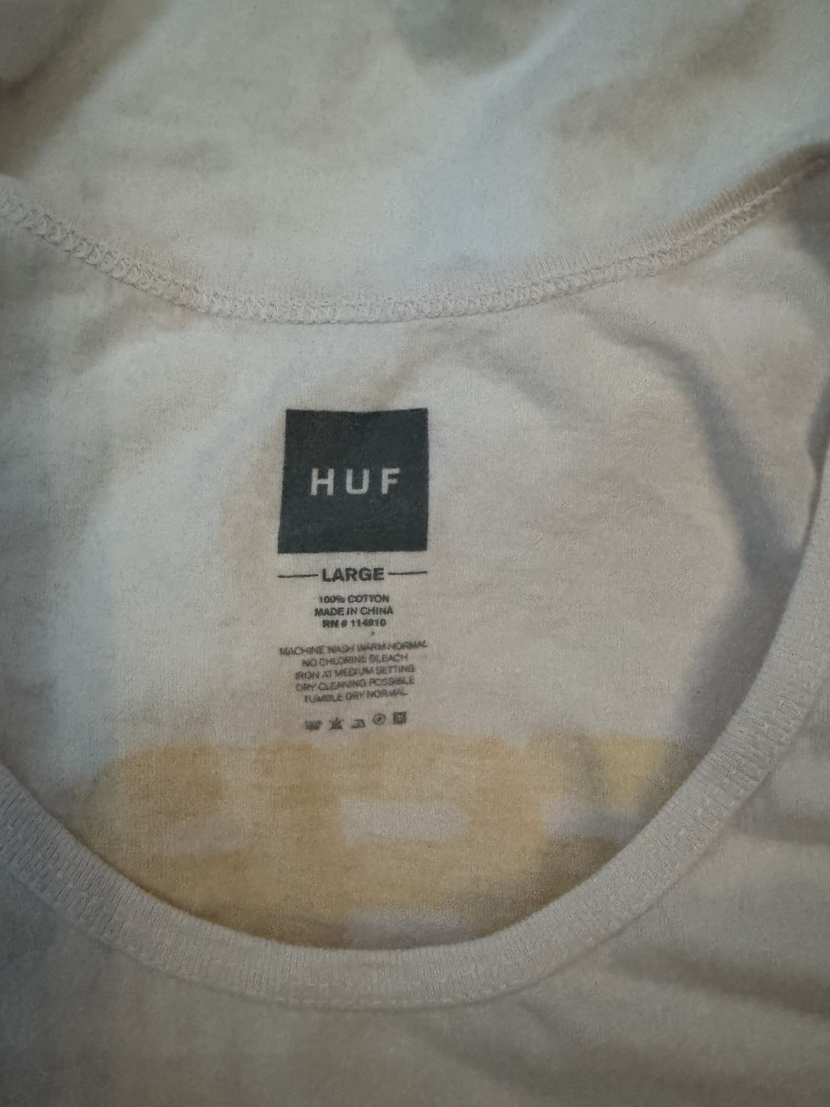 Huf HUF BEERS white tank top Size US L / EU 52-54 / 3 - 3 Thumbnail