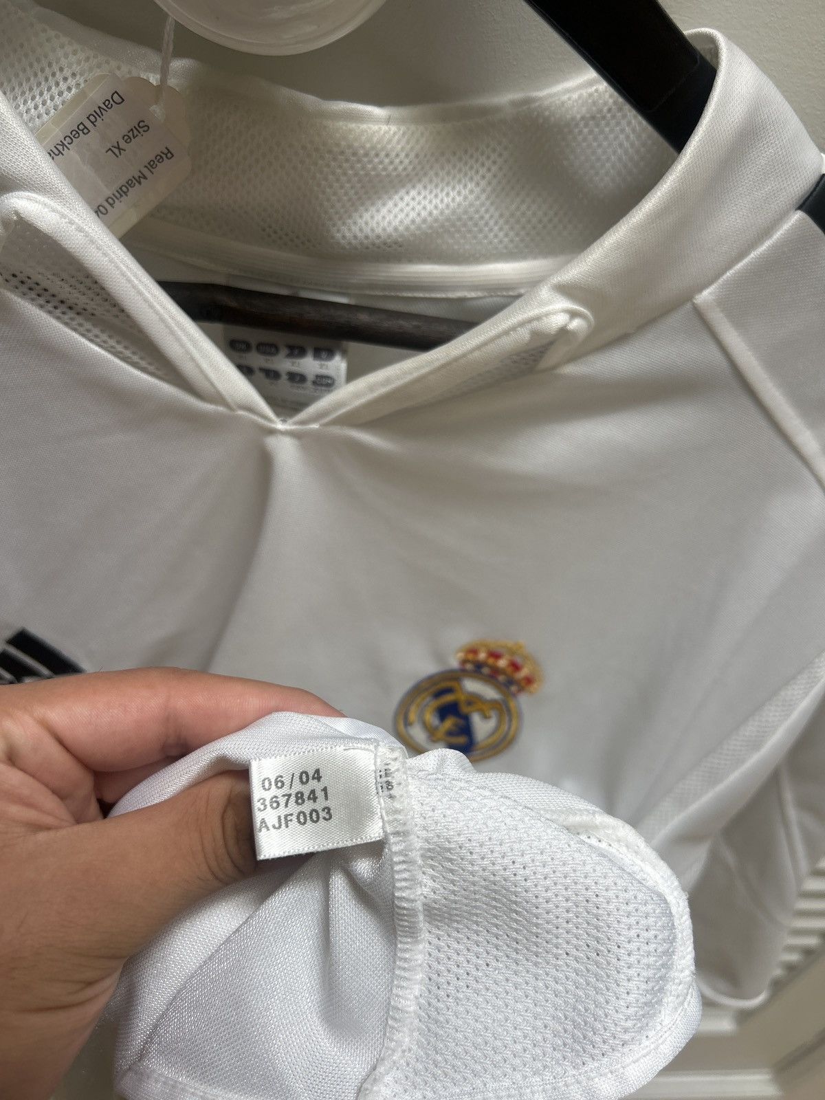 Adidas Real Madrid 04/05 David Beckham kit Size US XL / EU 56 / 4 - 3 Thumbnail