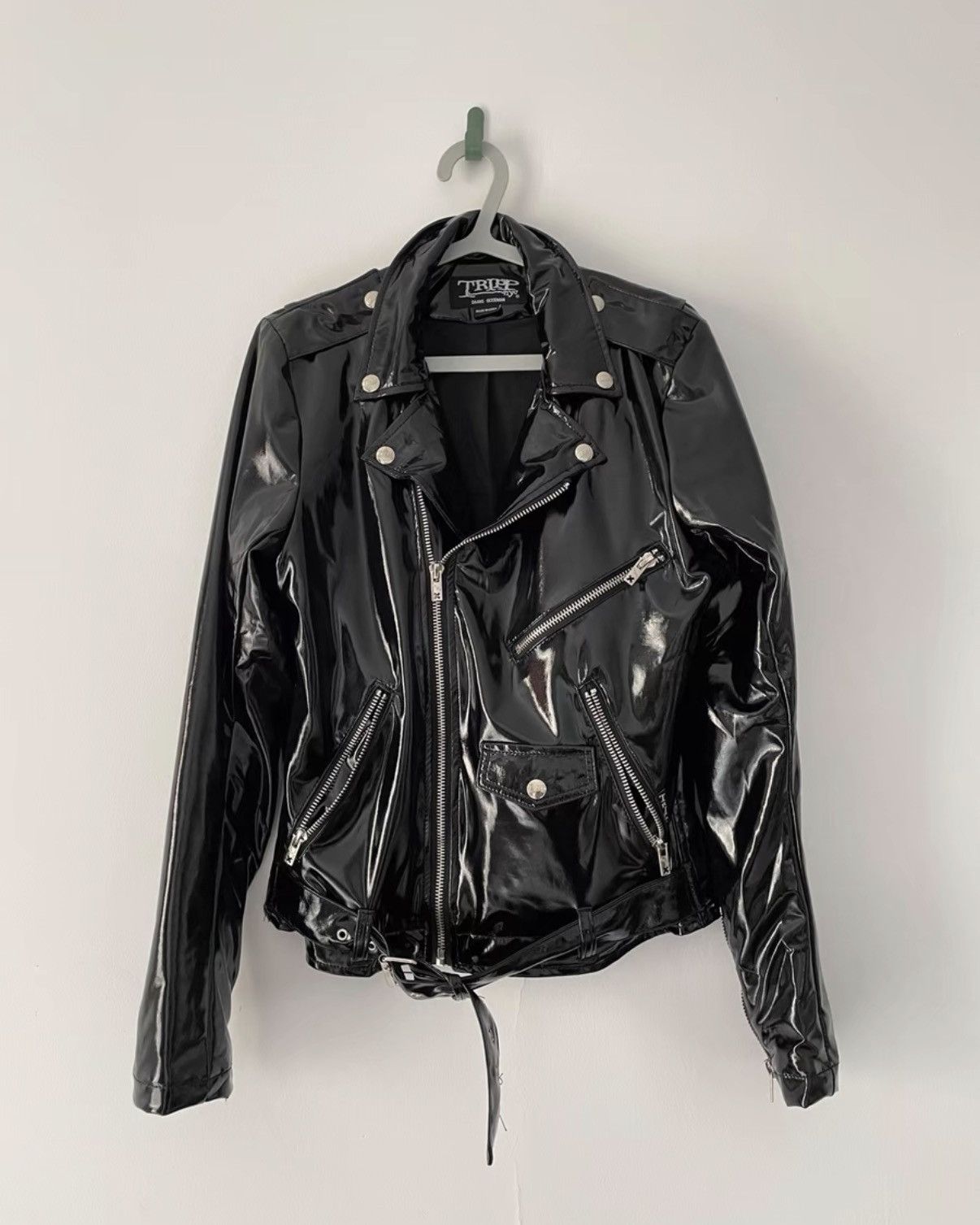 Tripp NYC Tripp nyc Patent Leather Jacket Size US S / EU 44-46 / 1 - 1 Thumbnail