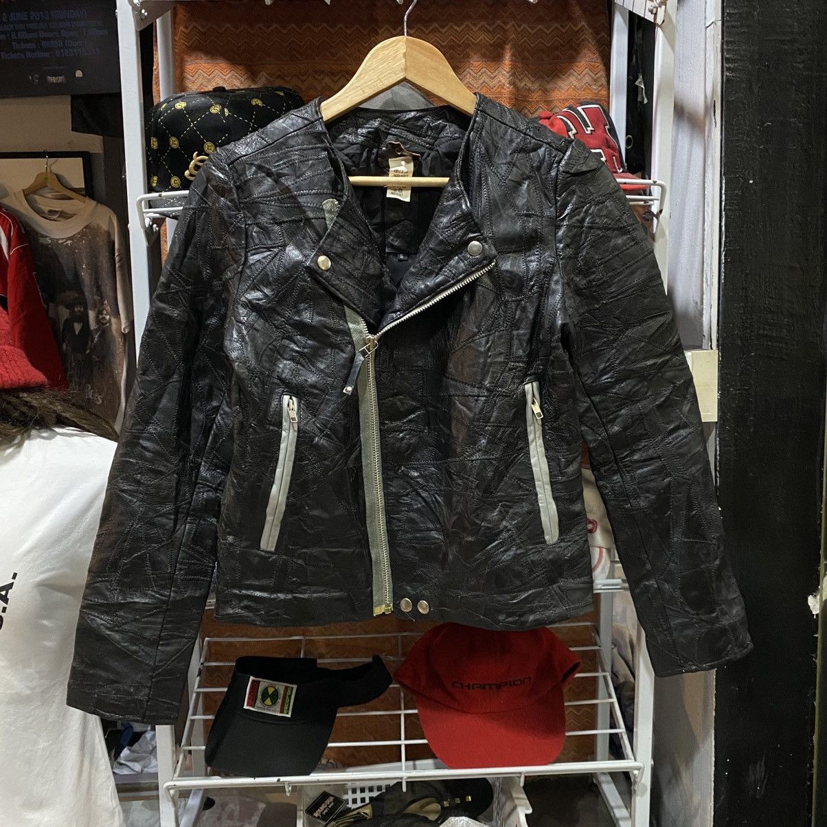 Acne Studios CRAZY VINTAGE 1997‼️ Acne Action Jeans leather biker jacket Size US S / EU 44-46 / 1 - 9 Thumbnail