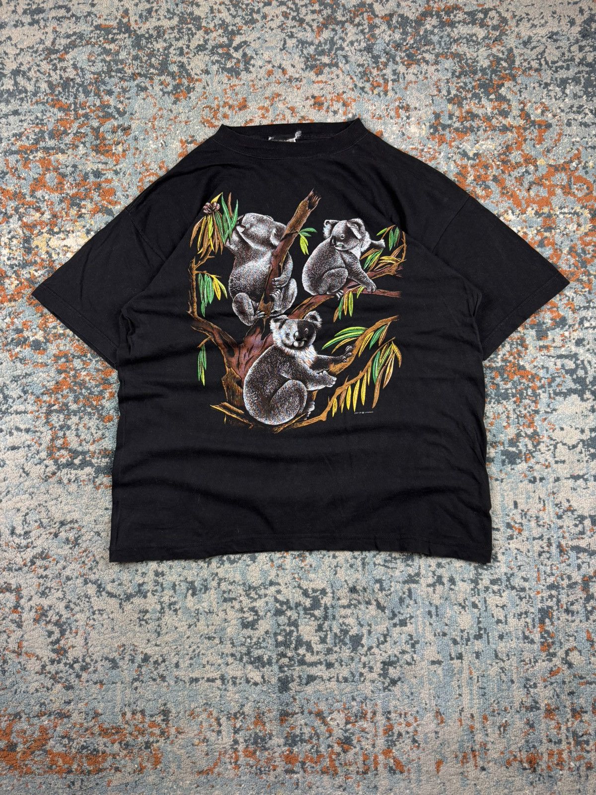 Vintage Vintage 90s Koalas on the eucalyptus tree graphic tee koala Size US XL / EU 56 / 4 - 1 Thumbnail