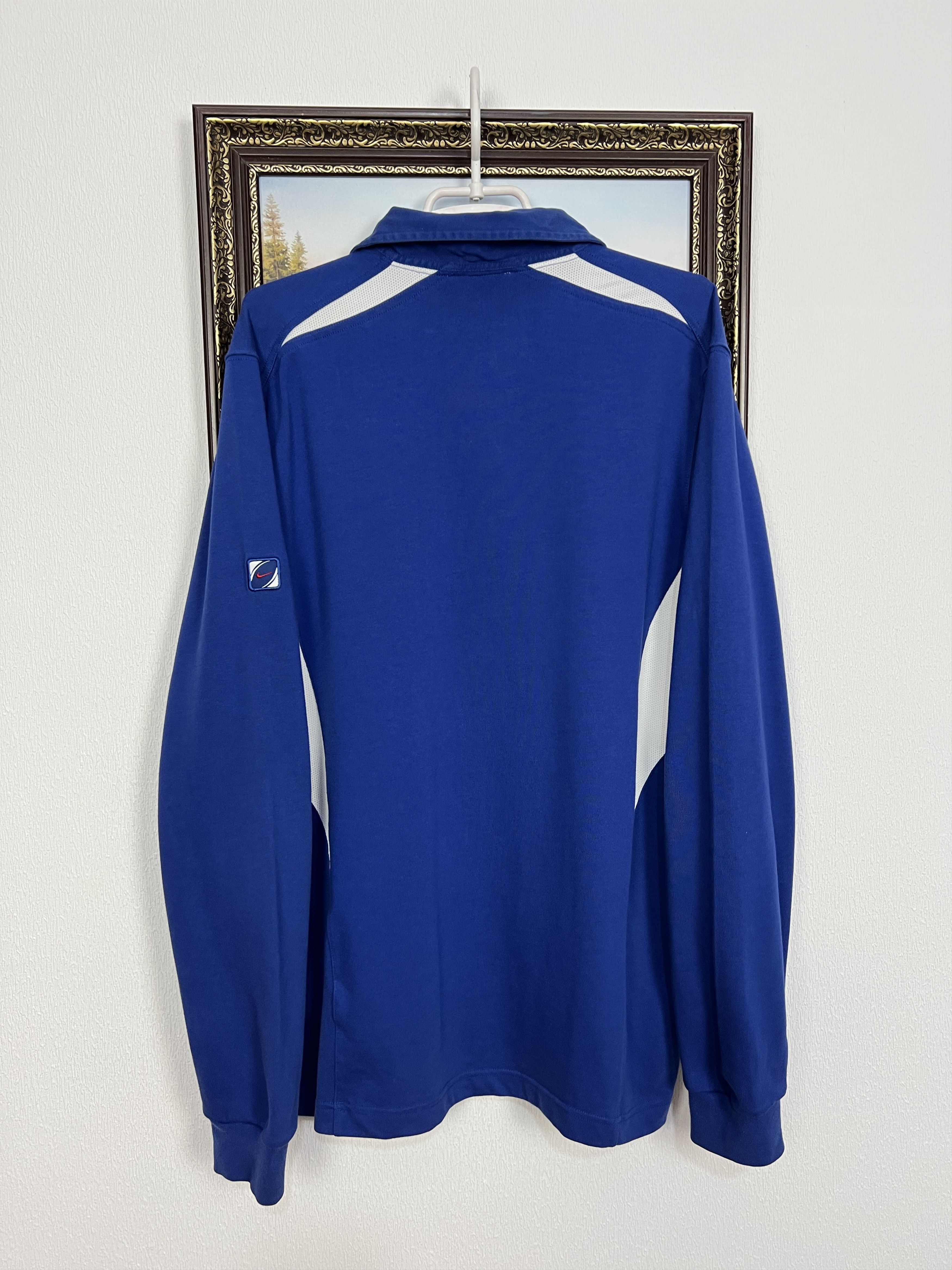 Nike Vintage 2000's France Rugby Union Long Sleeve Jersey Trikot Size US L / EU 52-54 / 3 - 7 Thumbnail
