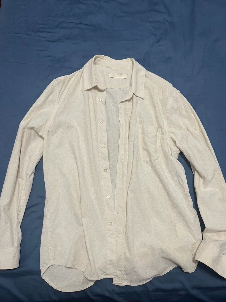 Our Legacy Our Legacy White classic silk shirt Size US L / EU 52-54 / 3 - 2 Thumbnail