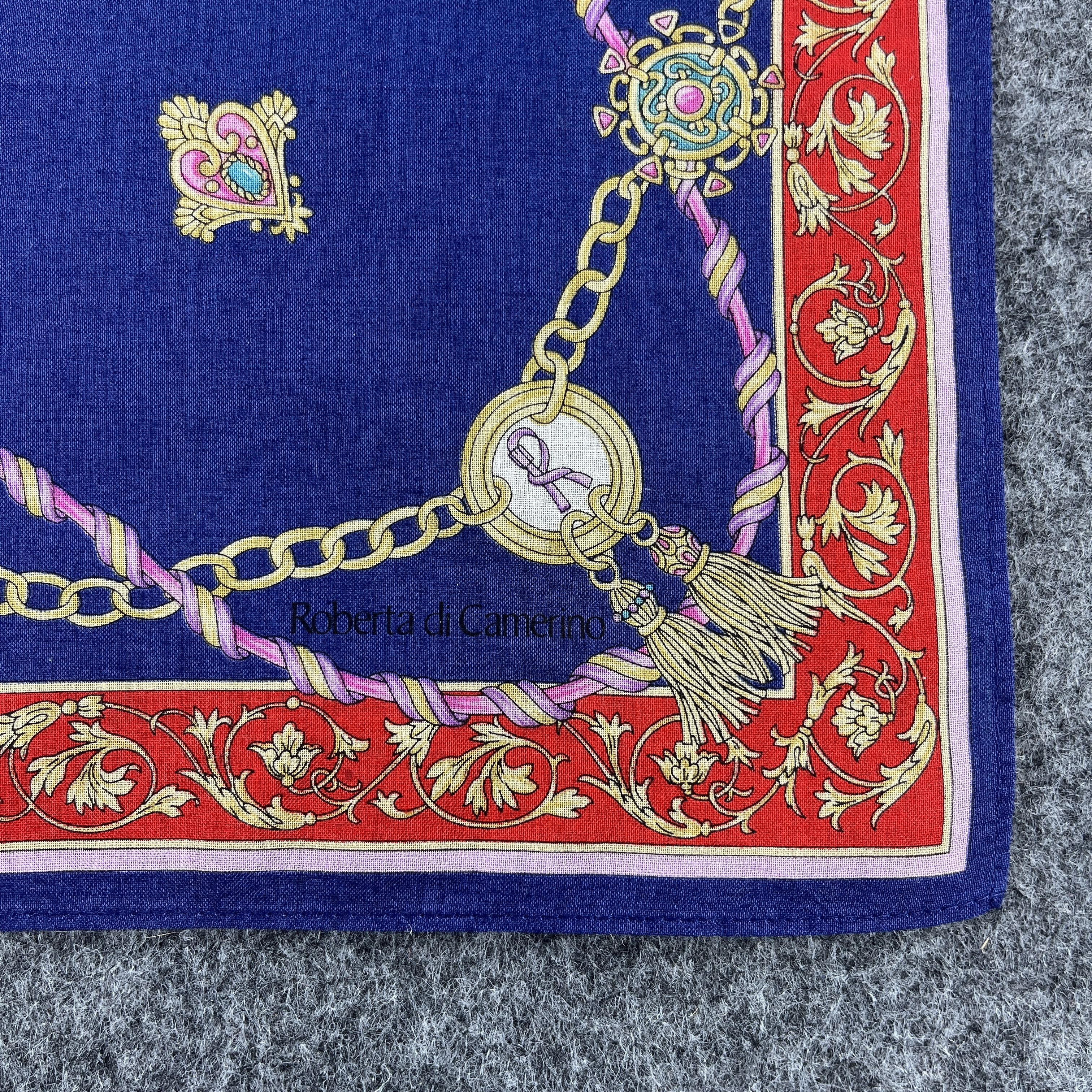 Vintage Roberta Di Camerino Handkerchief / Neckerchief B379 Size ONE SIZE - 3 Thumbnail