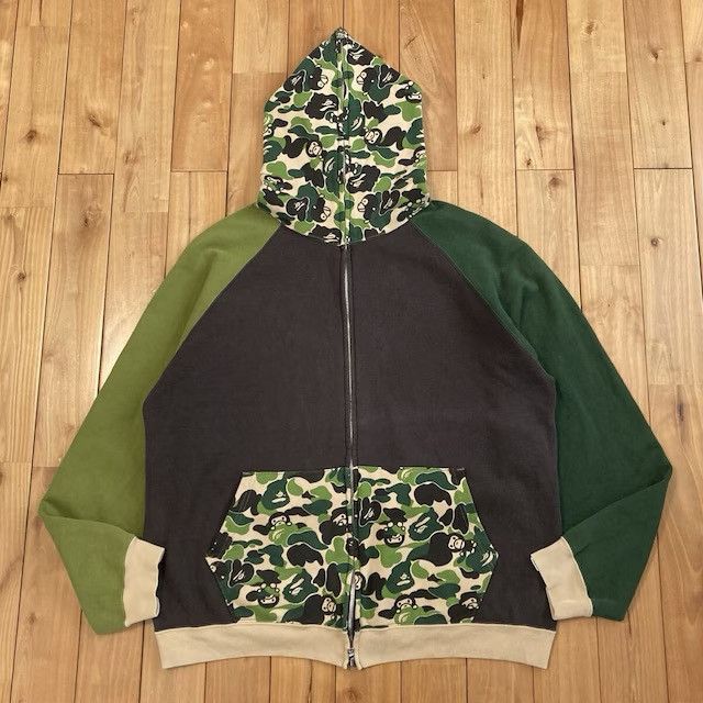 Bape BAPE Milo ABC CAMO green full zip hoodie a bathing ape NIGO Size US L / EU 52-54 / 3 - 1 Thumbnail