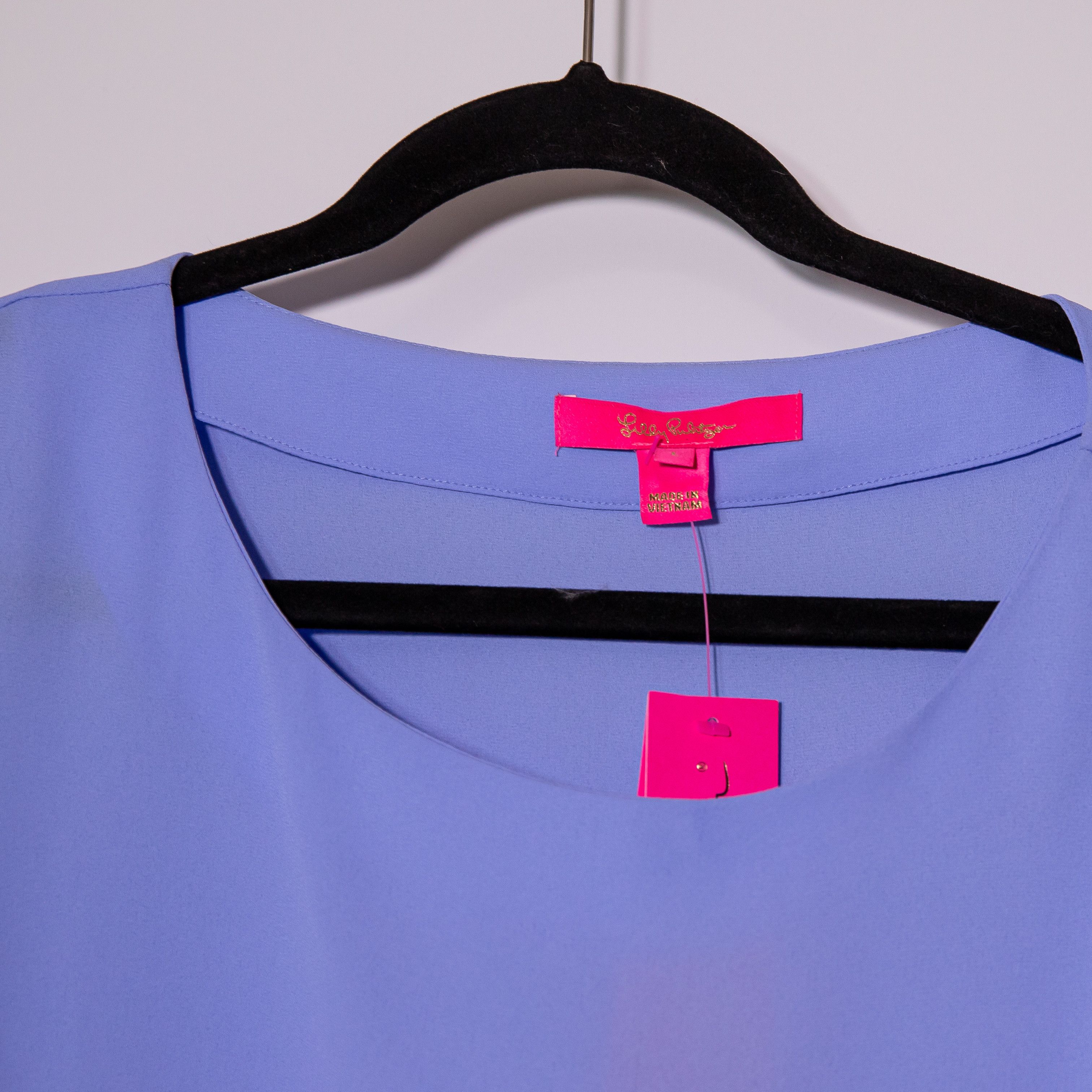 Lilly Pulitzer NEW Lilly Pulitzer Langston Top Chiffon Size L / US 10 / IT 46 - 2 Thumbnail