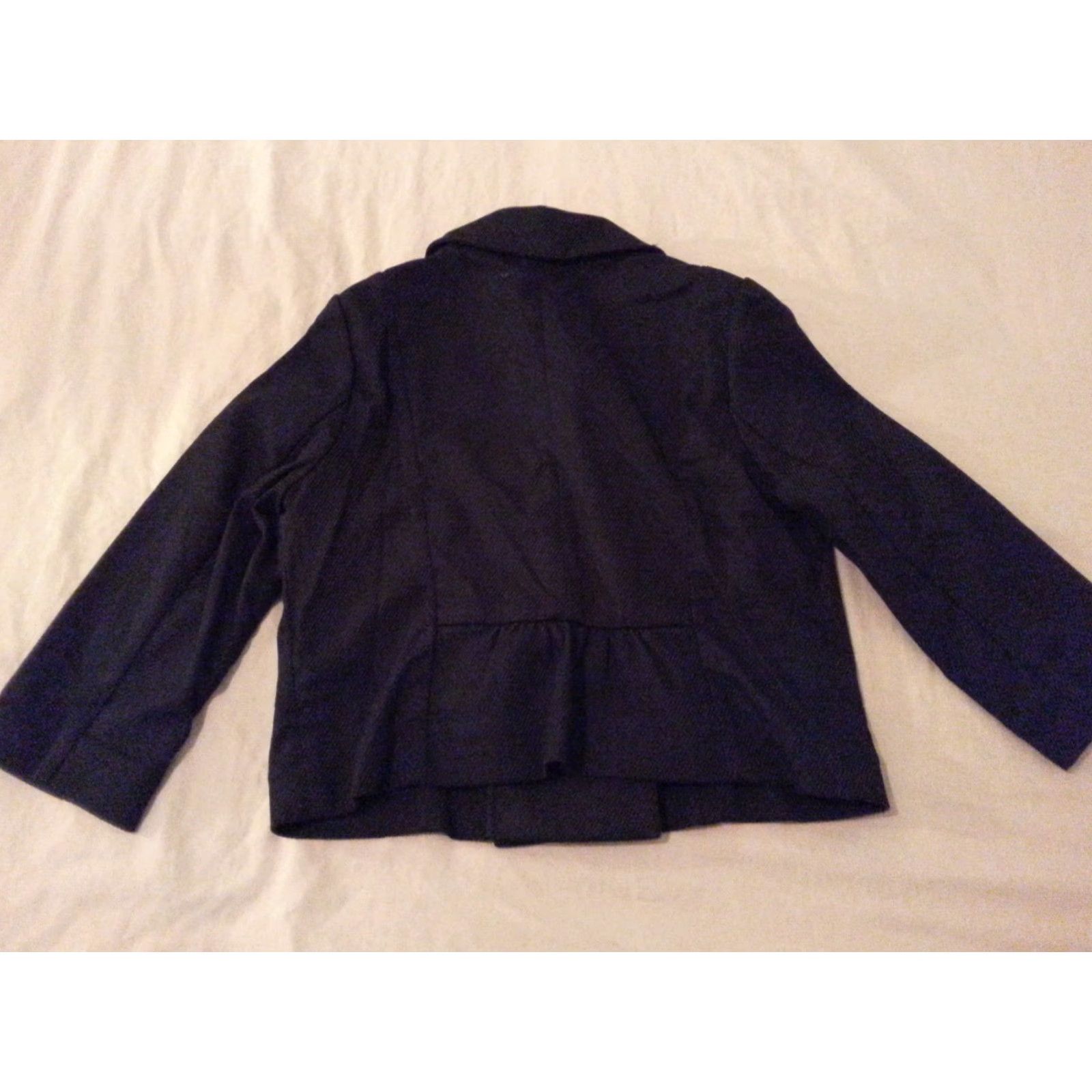 Express Womens Express Jacket 10 Black Cotton Shirt Ladies Jacket Womens Clothing Jacket Black Cotton Express 10 Size L / US 10 / IT 46 - 2 Thumbnail