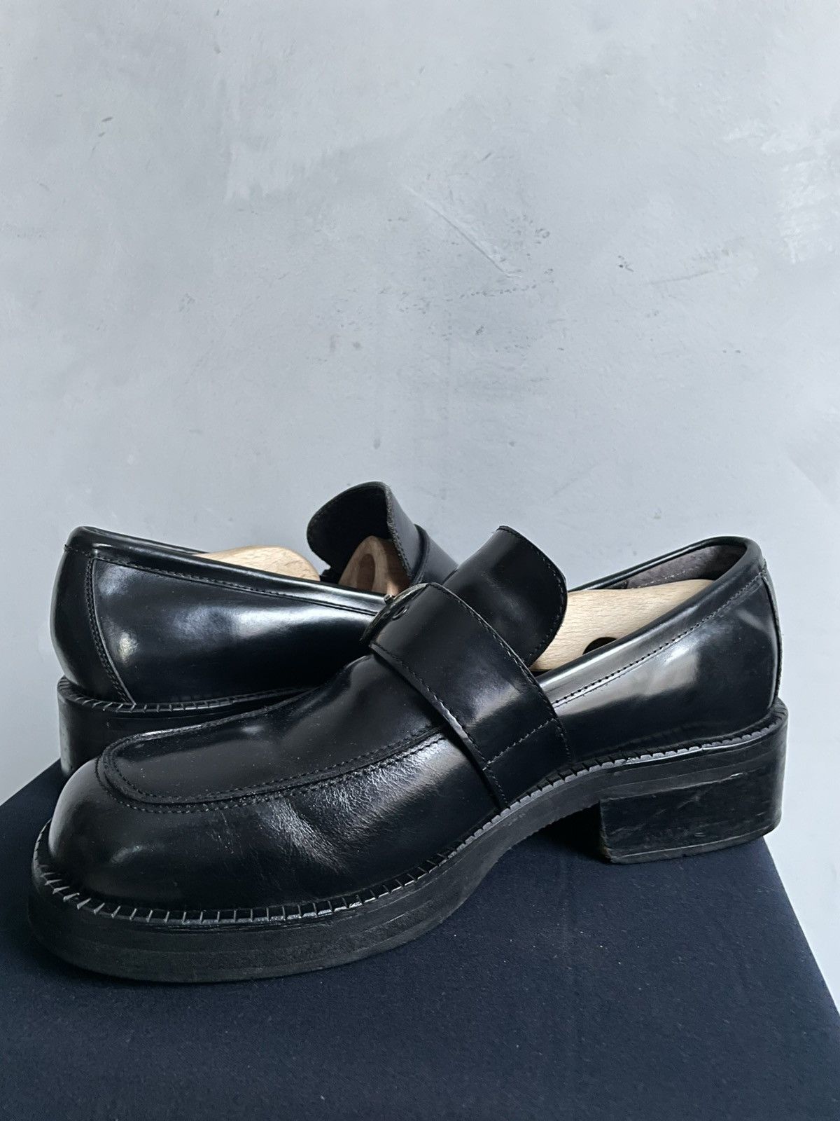Other Hype Platform boots leather loafers gucci style hype Size US 8.5 / EU 41-42 - 4 Thumbnail