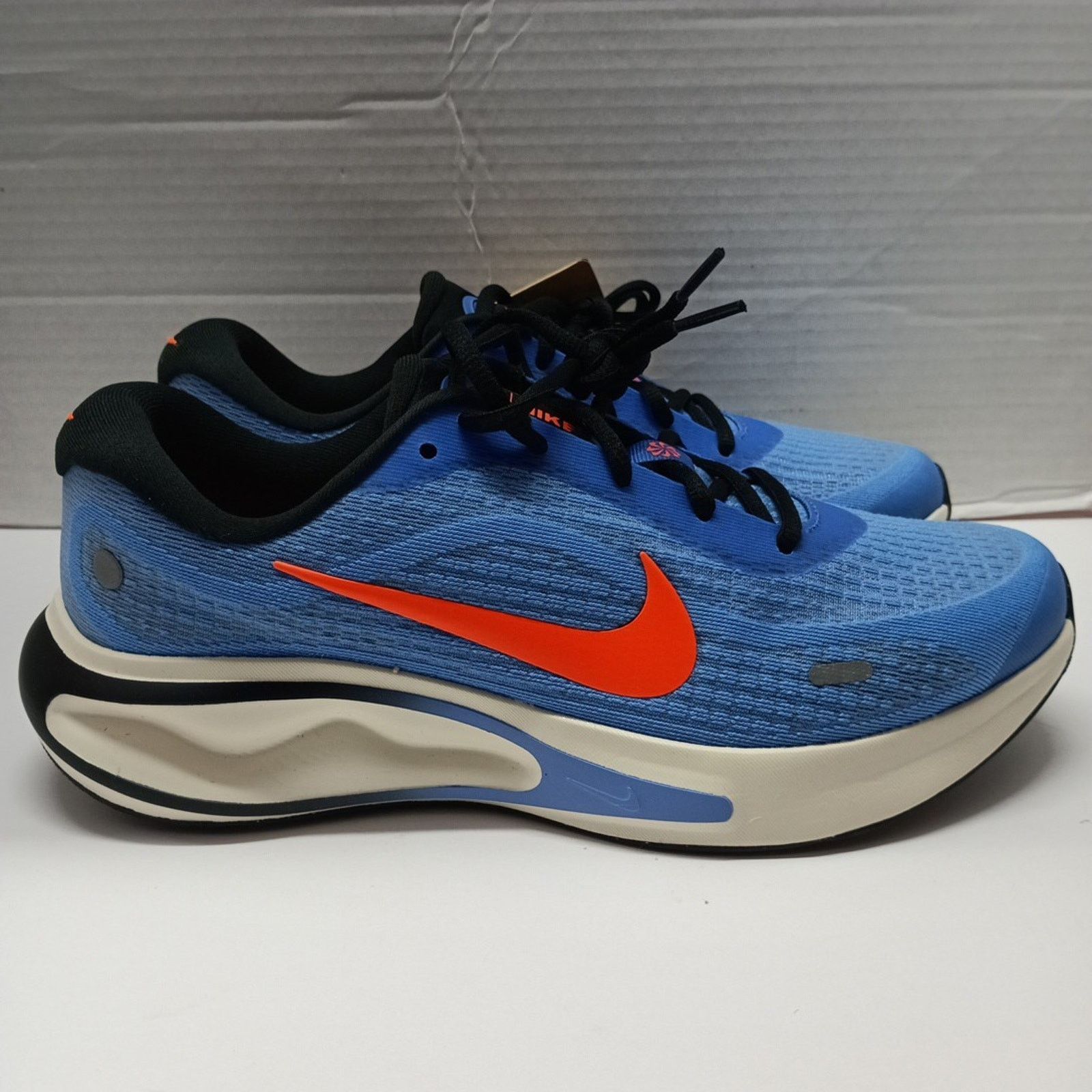 Nike Journey Running Shoes Men's Size 8 Blue Orange Running