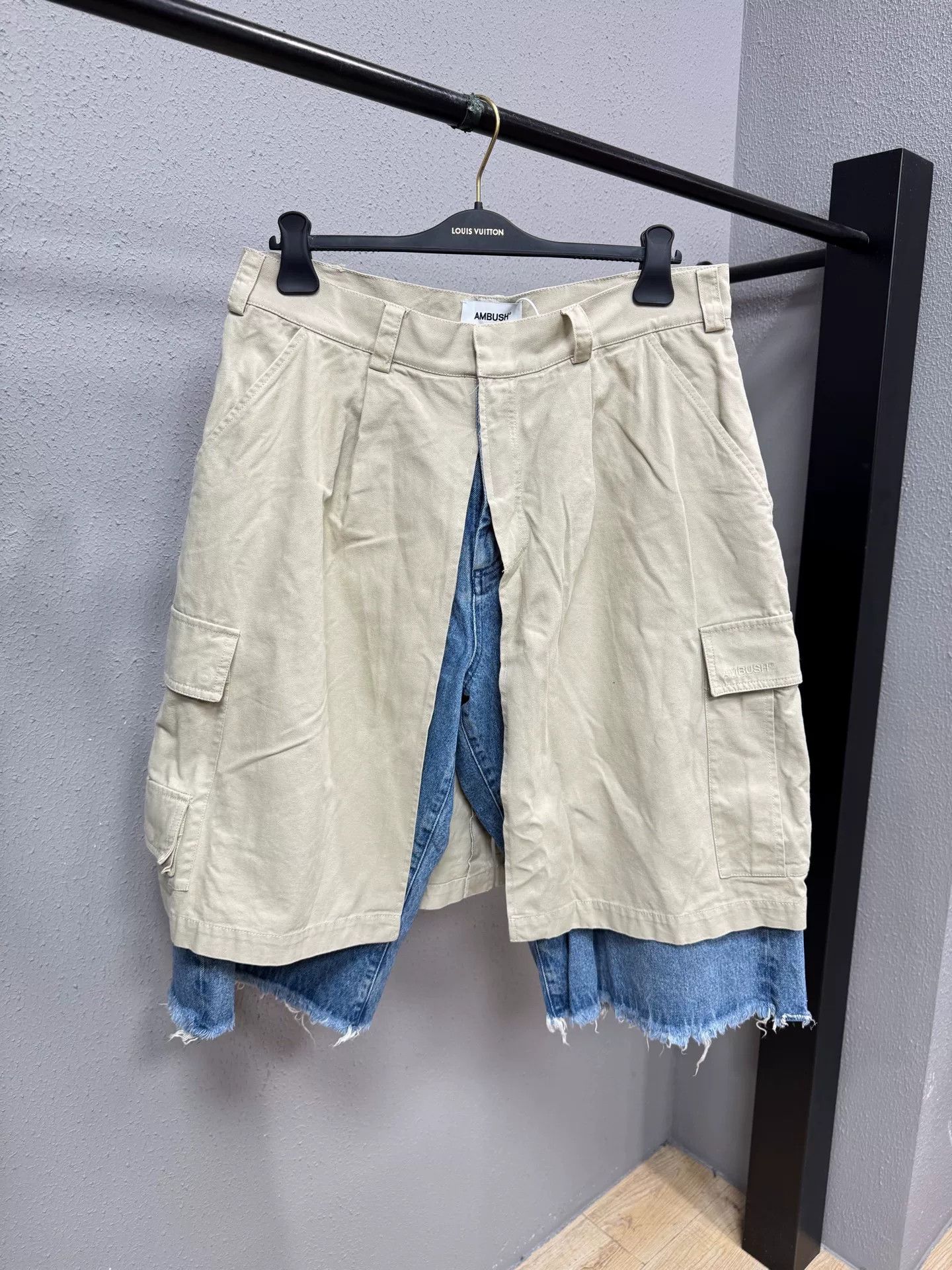Ambush Design Ambush Distressed Denim Shorts Size US 35 - 1 Thumbnail