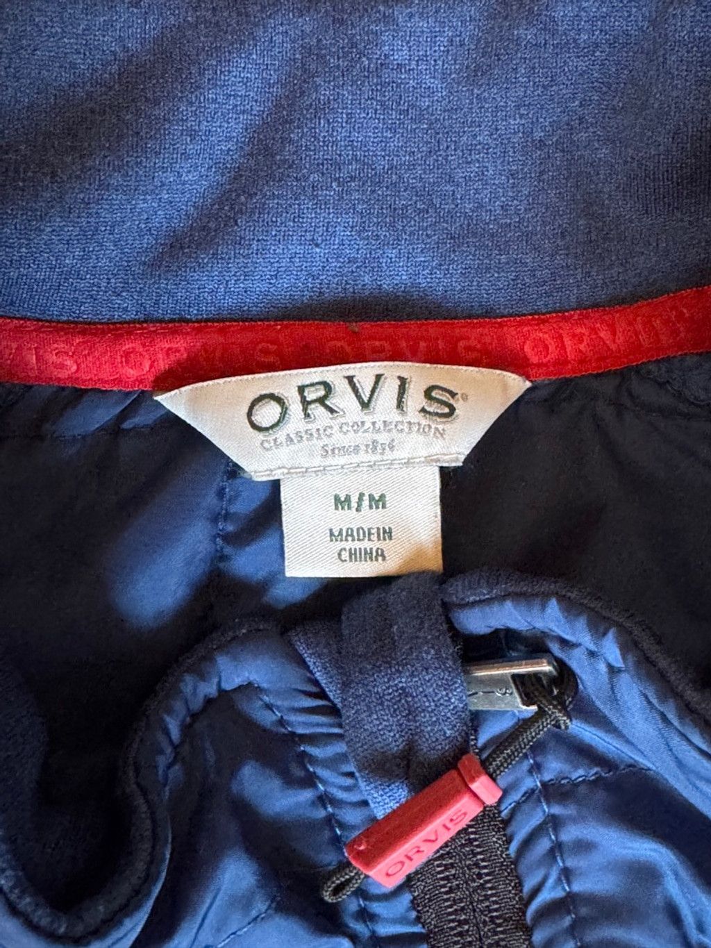 Orvis Orvis Ocean Blue Zip-Up Base Layer Jacket sz-M Size US M / EU 48-50 / 2 - 2 Thumbnail