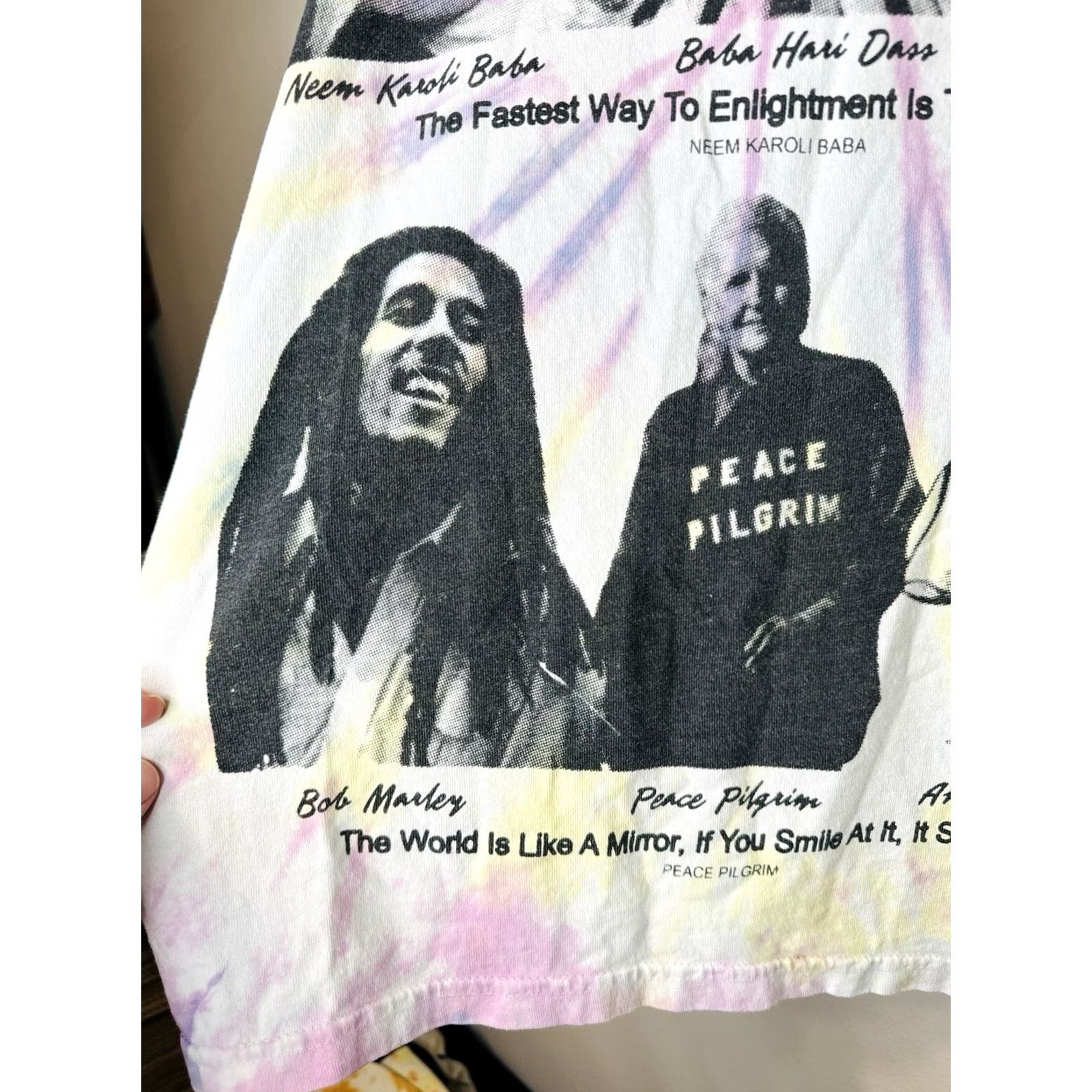Online Ceramics Online Ceramics x Bhakti Yoga Shala Bob Marley Tie Dye Tee Size S Shirt Men Small Multicolor Hippie Retro 90s Brand: Online Ceramics Size US S / EU 44-46 / 1 - 4 Thumbnail