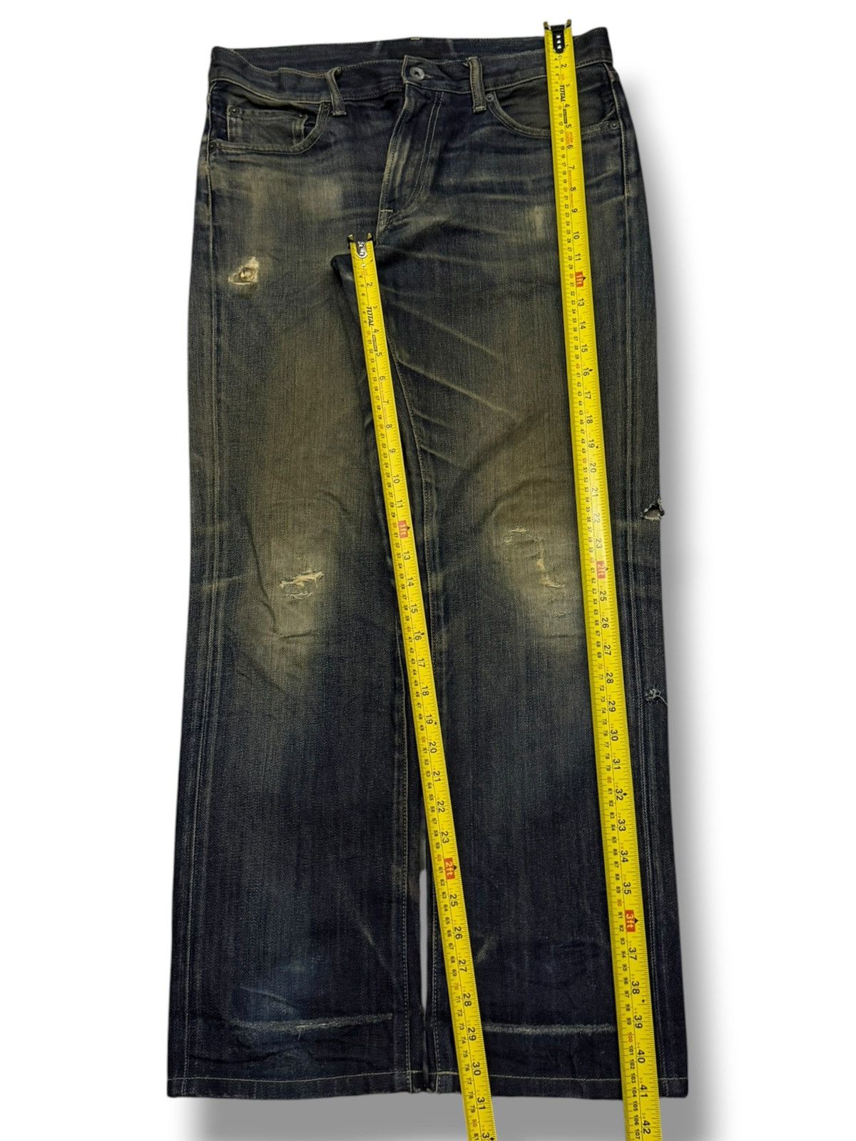 Uniqlo Vintage Uniqlo Japan Denim Jeans | Vintage Faded Wash | W33 Size US 33 - 12 Thumbnail