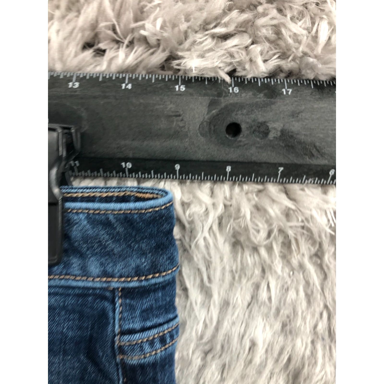 Vintage Simply Vera Wang Jeans Woman Regular 6 Blue Denim Straight 5-Pocket Belt Loops Mid Rise Size 28" / US 6 / IT 42 - 2 Thumbnail