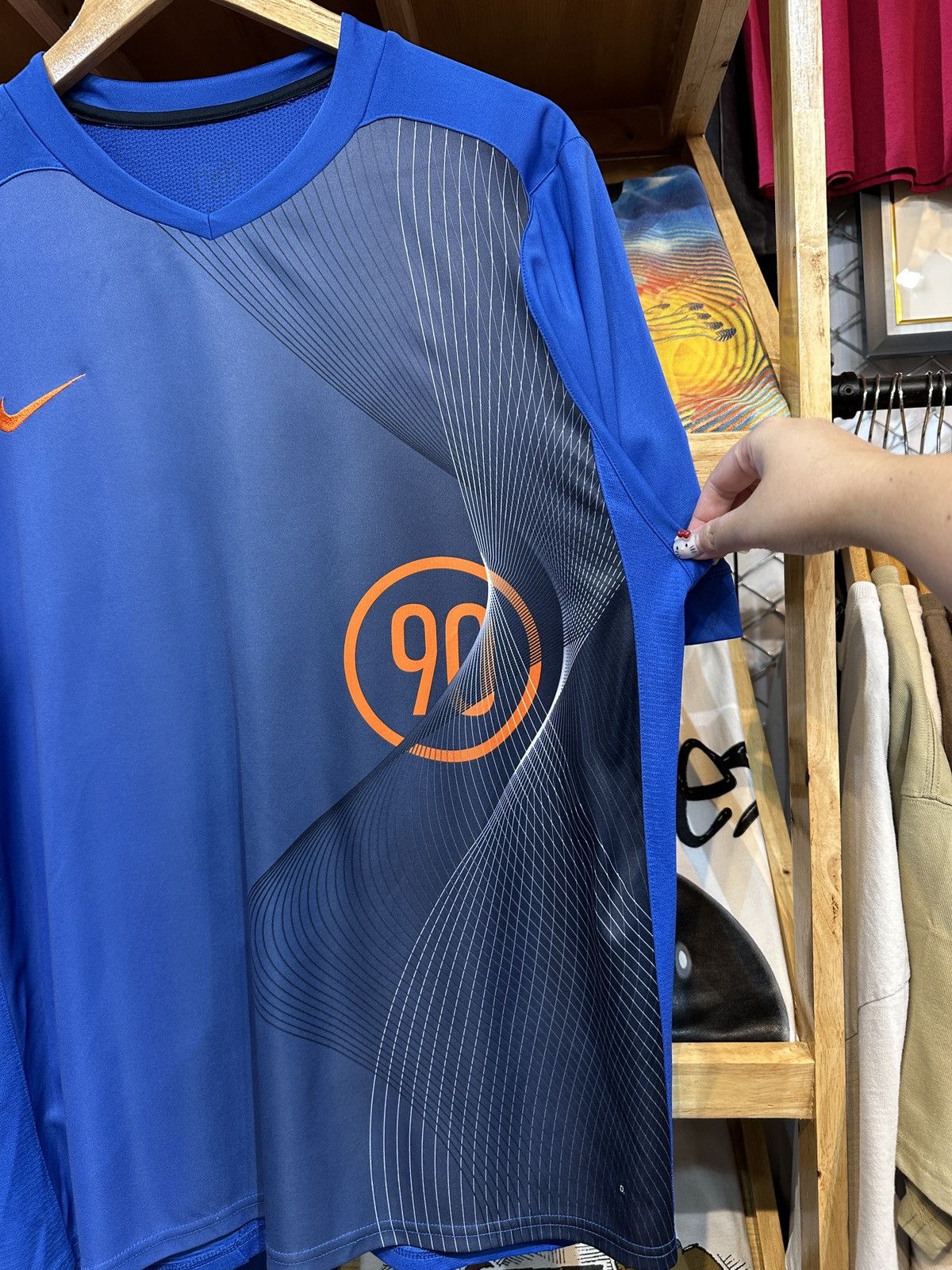 Nike Vintage Nike Total 90 Training Jersey Size US L / EU 52-54 / 3 - 3 Thumbnail