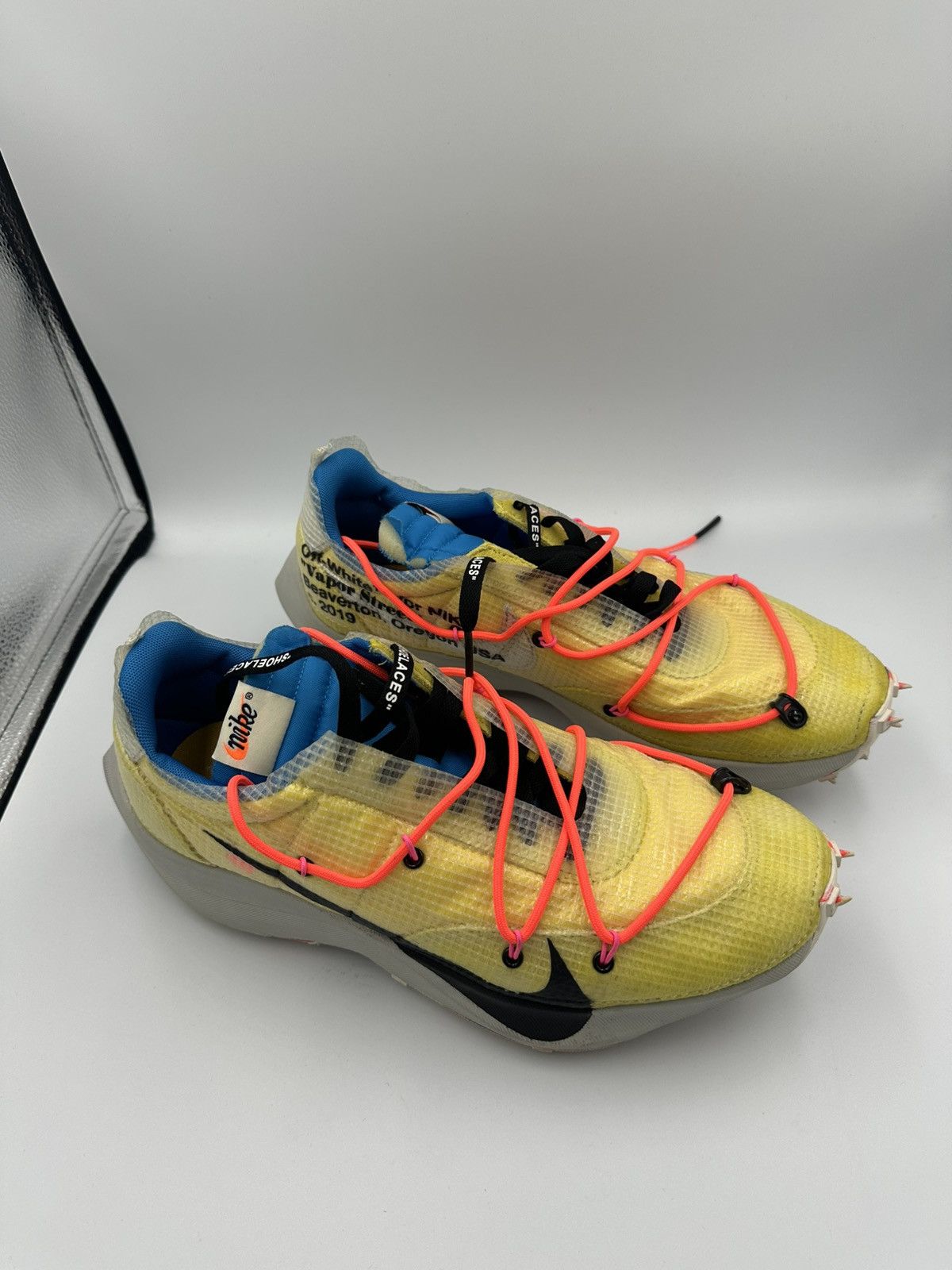 Nike × Off-White Nike X OFF WHITE TRACK SNEAKERS Size US 13 / EU 46 - 4 Thumbnail