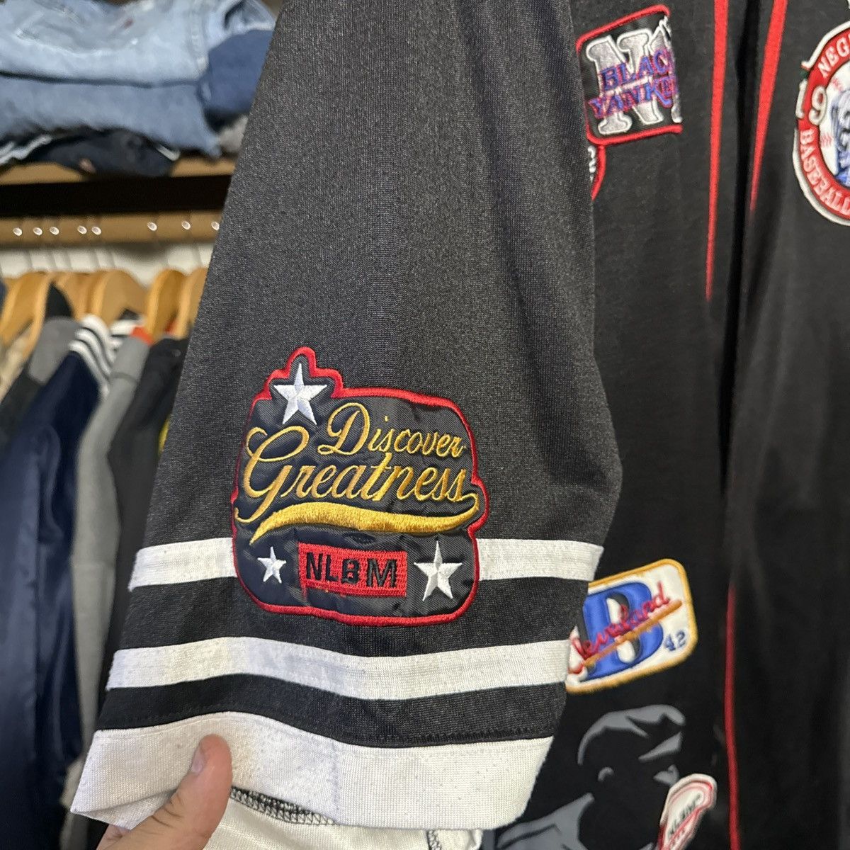 Authentic Negro Leagues Negro Leagues Baseball Jersey Big Boy Headgear 3XL Size US XXL / EU 58 / 5 - 5 Thumbnail