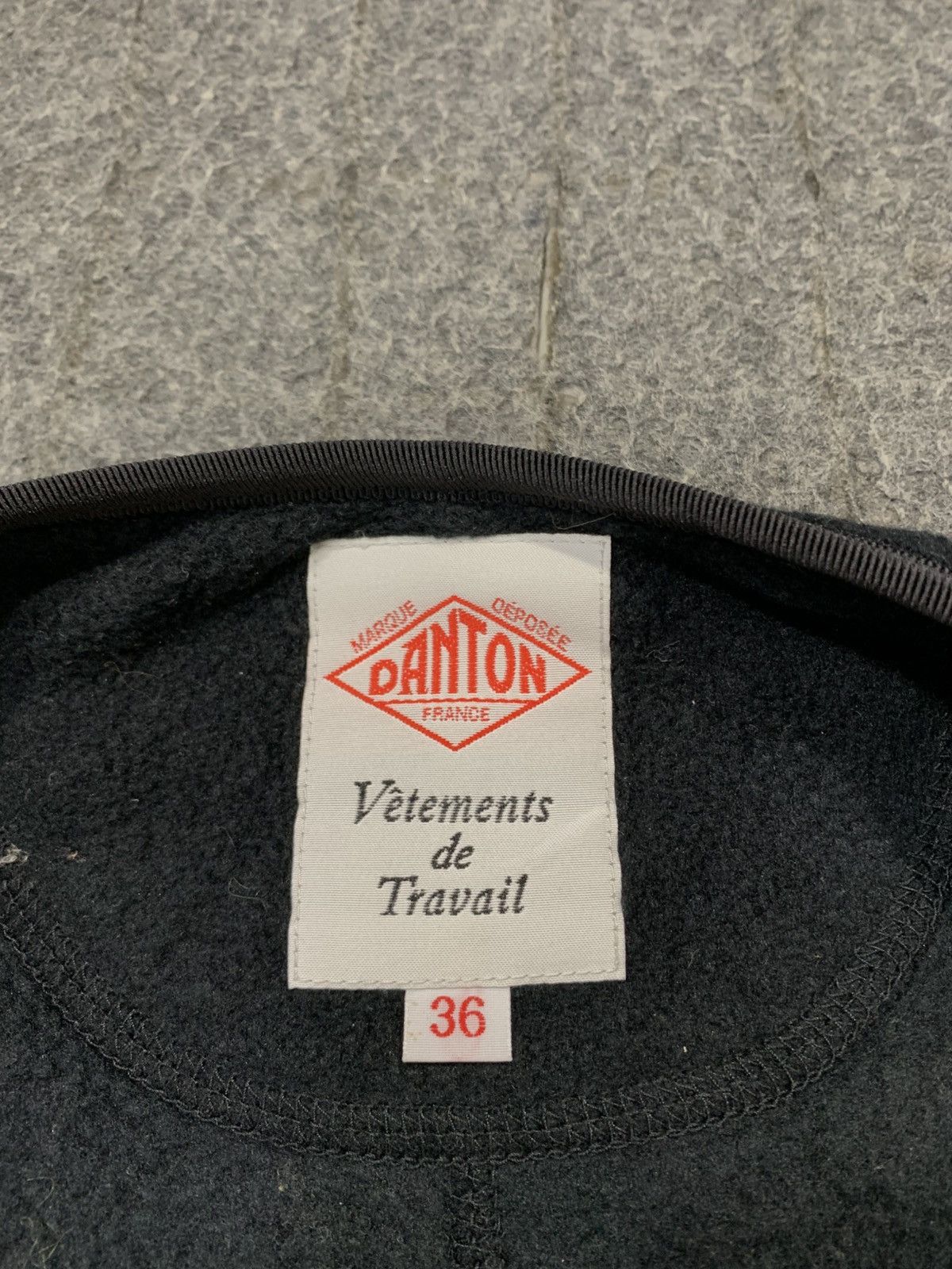 Danton × Vintage Danton France Vetements de Travail Fleece Button Up Jacket Size US S / EU 44-46 / 1 - 7 Thumbnail