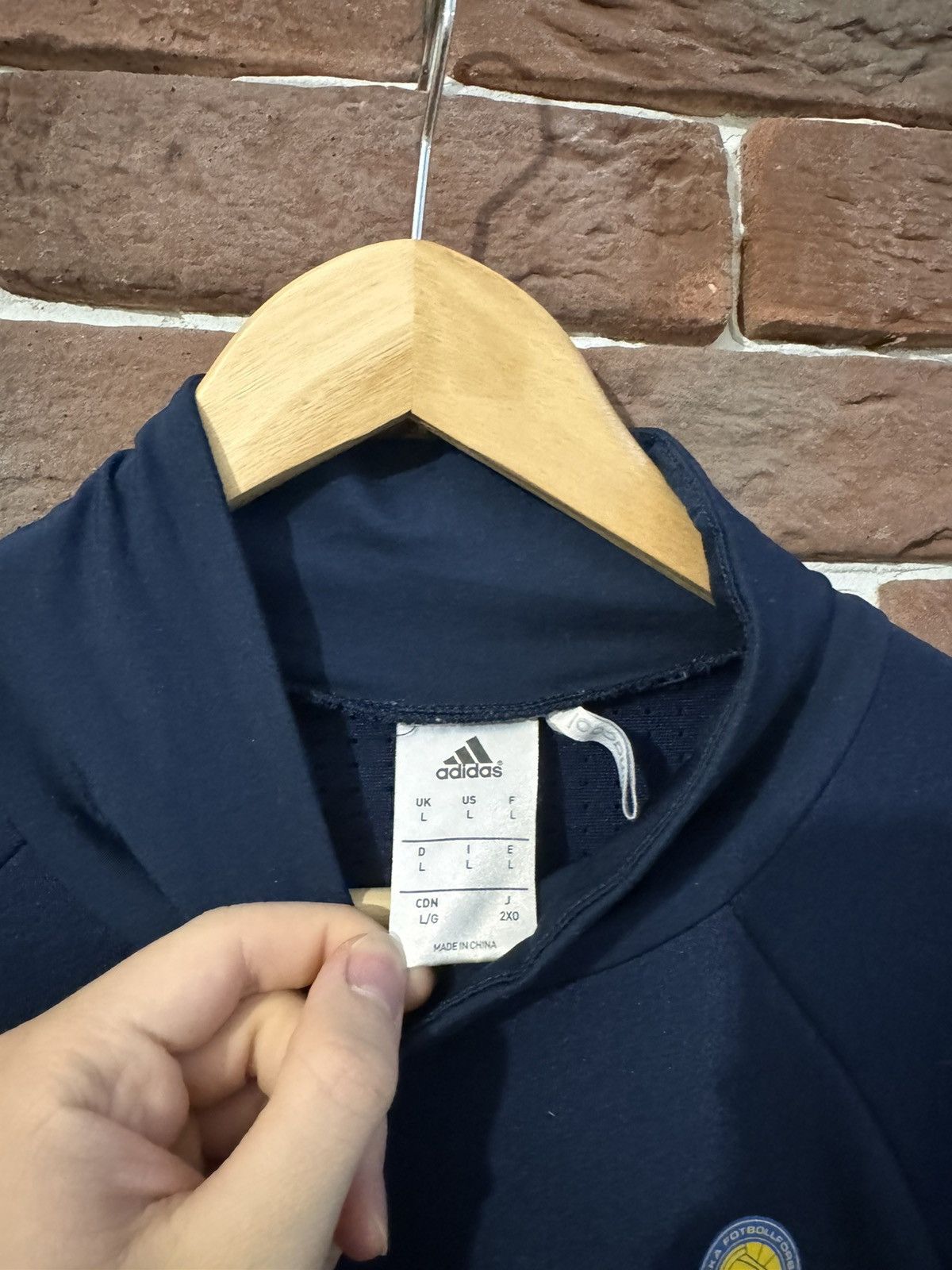 Adidas Rare 2015 Adidas Sweden Team L Navy Jersey Soccer Kit Long Size US L / EU 52-54 / 3 - 4 Thumbnail