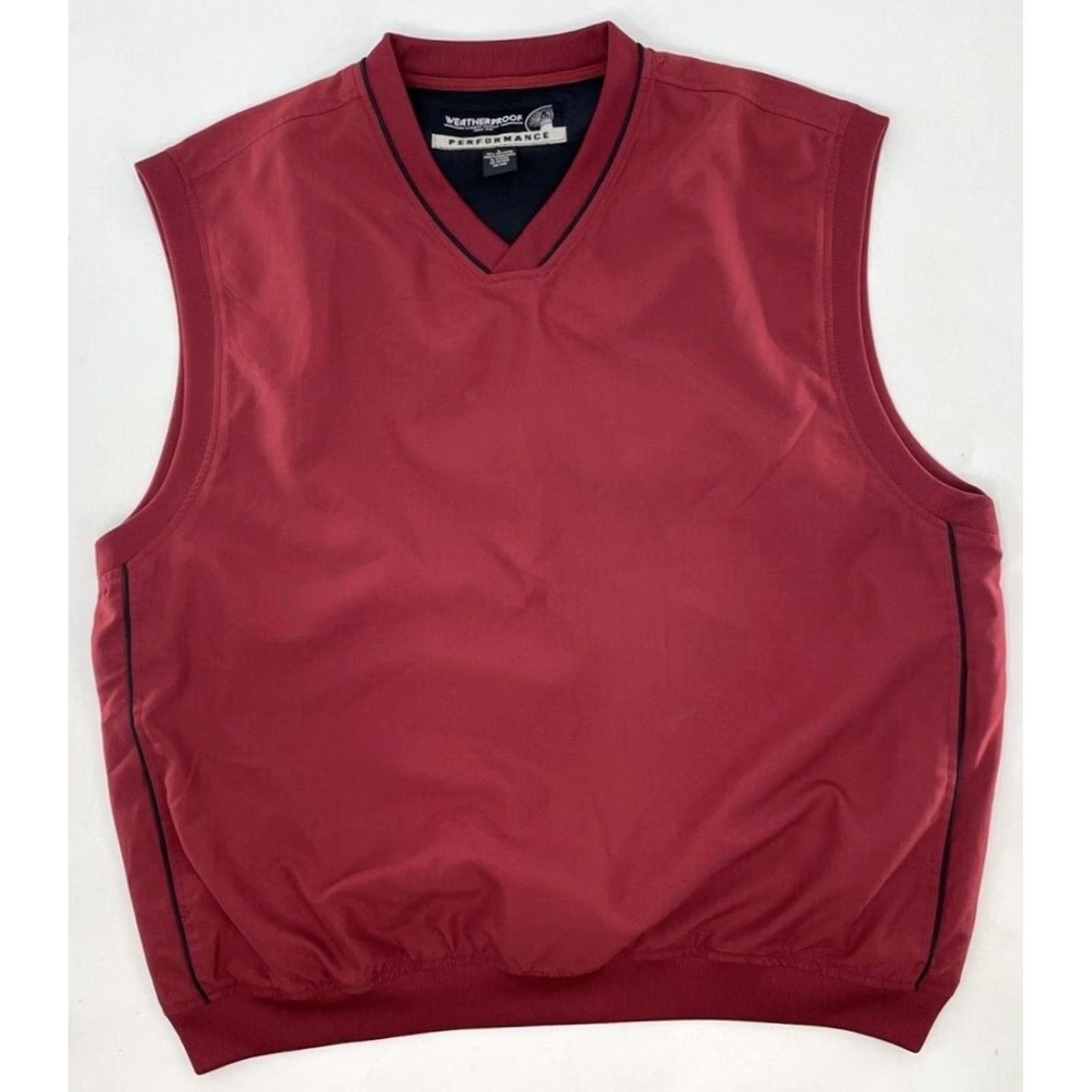 Weatherproof Weatherproof Men’s Red Vest Pullover Outdoor Golf Casual Size L Size US L / EU 52-54 / 3 - 3 Thumbnail