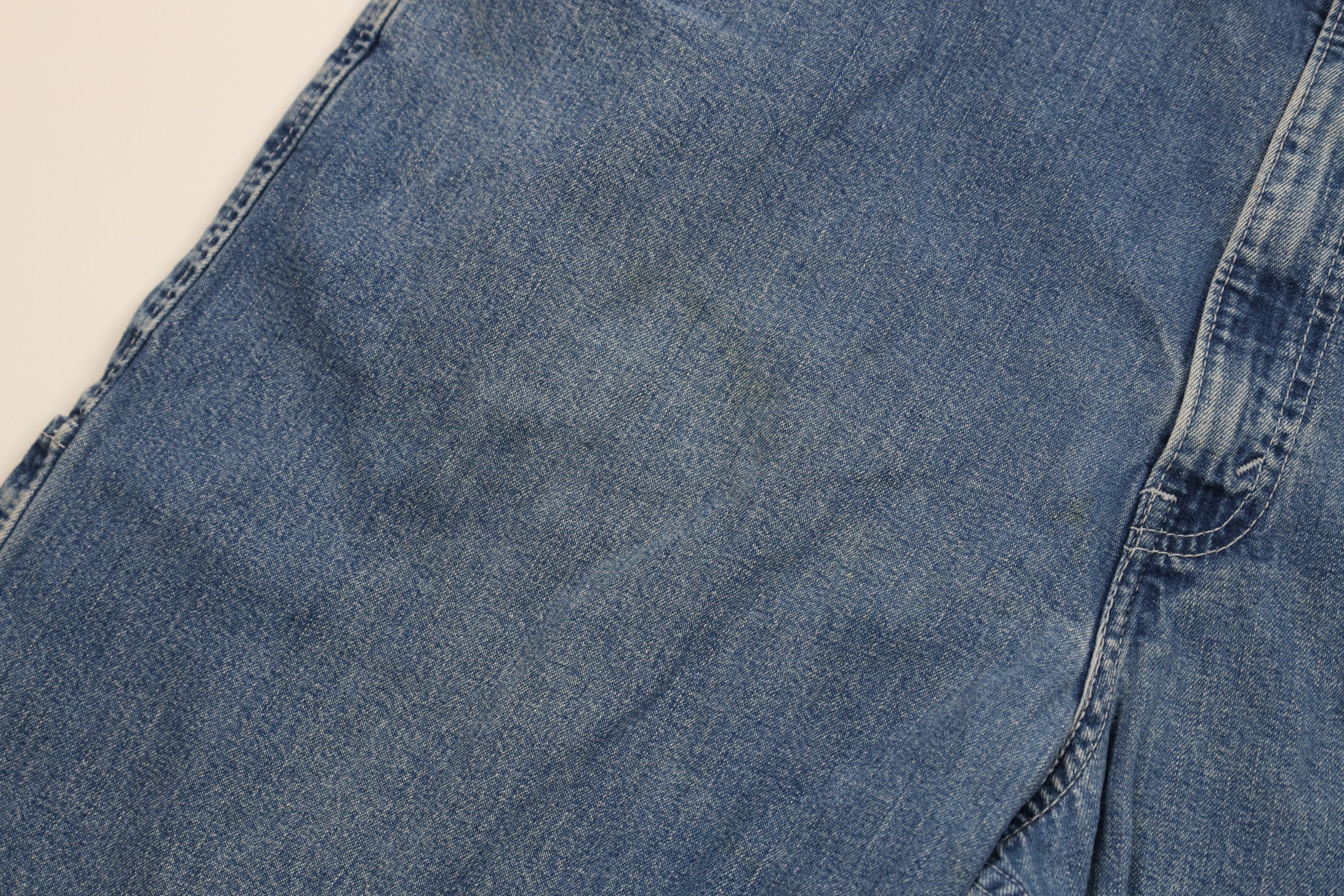 Levi's Vintage Y2K 2000 Levis Baggy Loose Fit Denim Shorts Blue Size US 38 / EU 54 - 5 Thumbnail