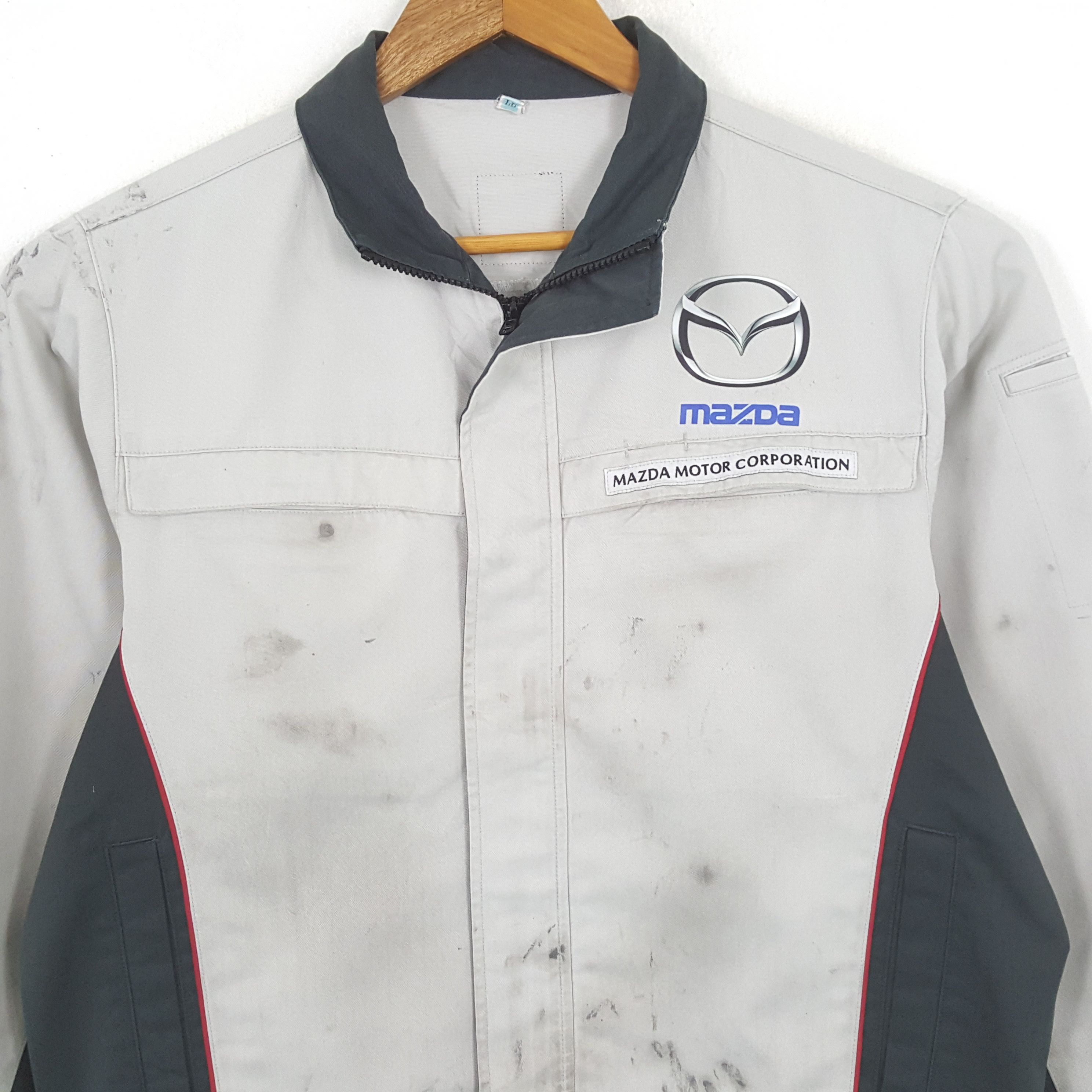 Japanese Brand × Vintage Vintage MAZDA Japanese Motorsports Crew Jacket Size US L / EU 52-54 / 3 - 4 Thumbnail